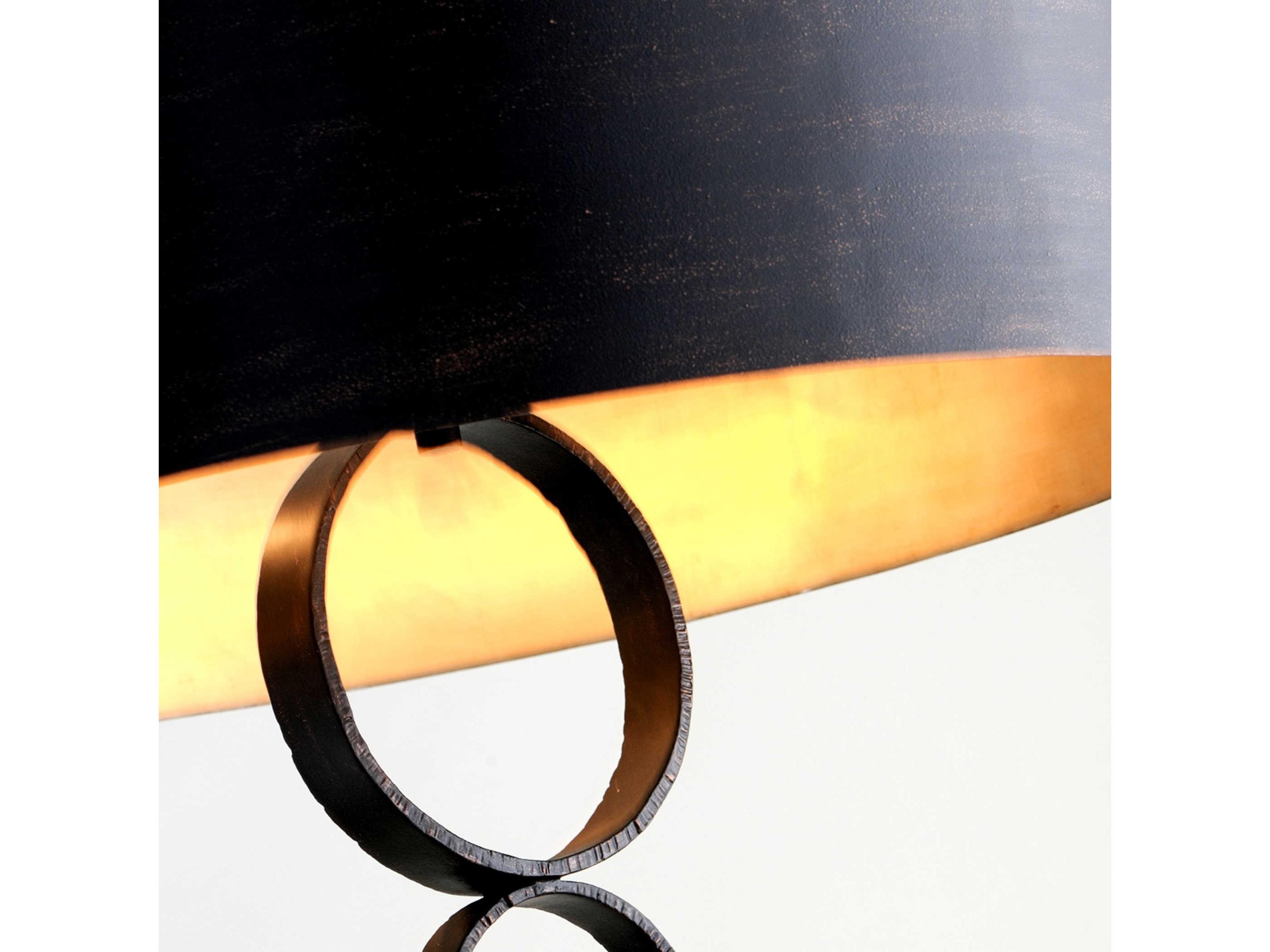 Troy Lighting Rivington 4-Light Charred Copper Drum Pendant