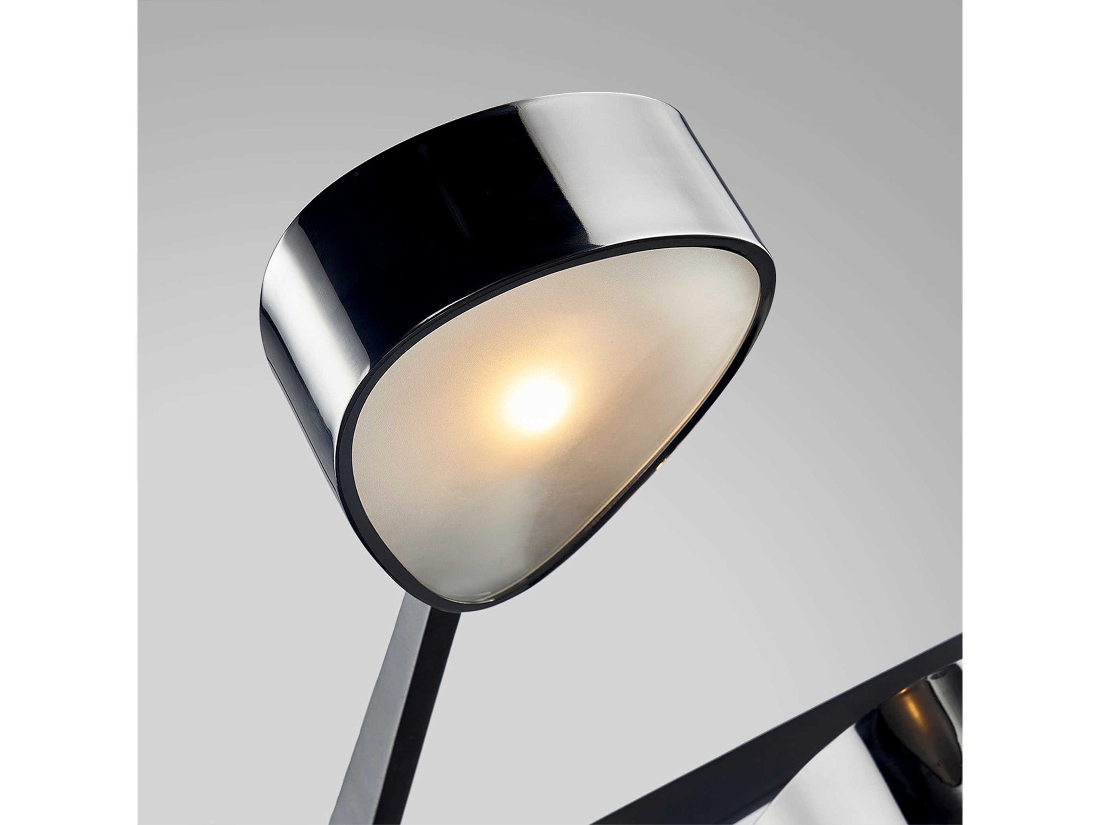 Troy Lighting Allisio 6-Light Carbide Black Chrome Glass Island Pendant