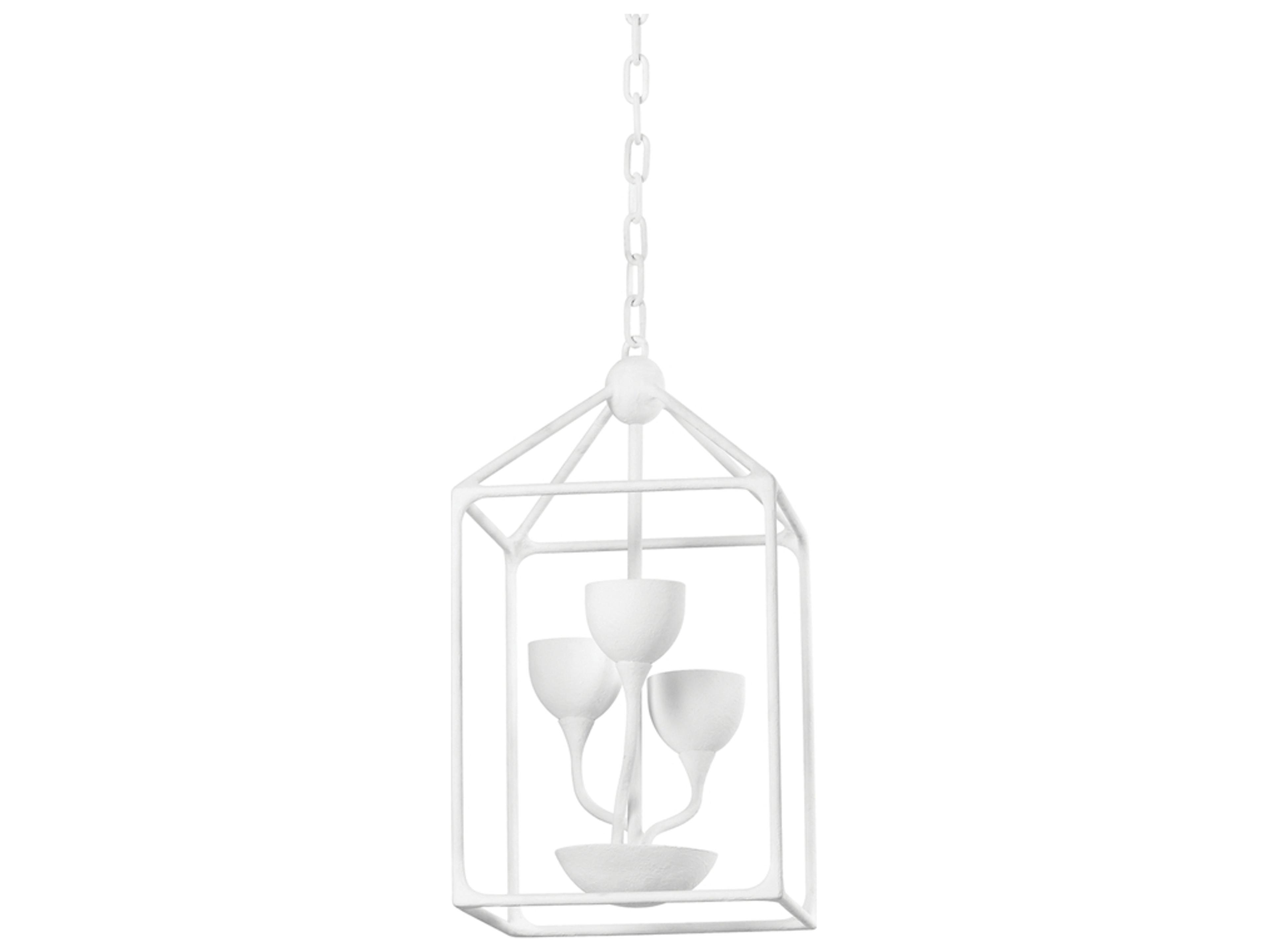 Westwood 5-Light Gesso White Lantern Mini Pendant