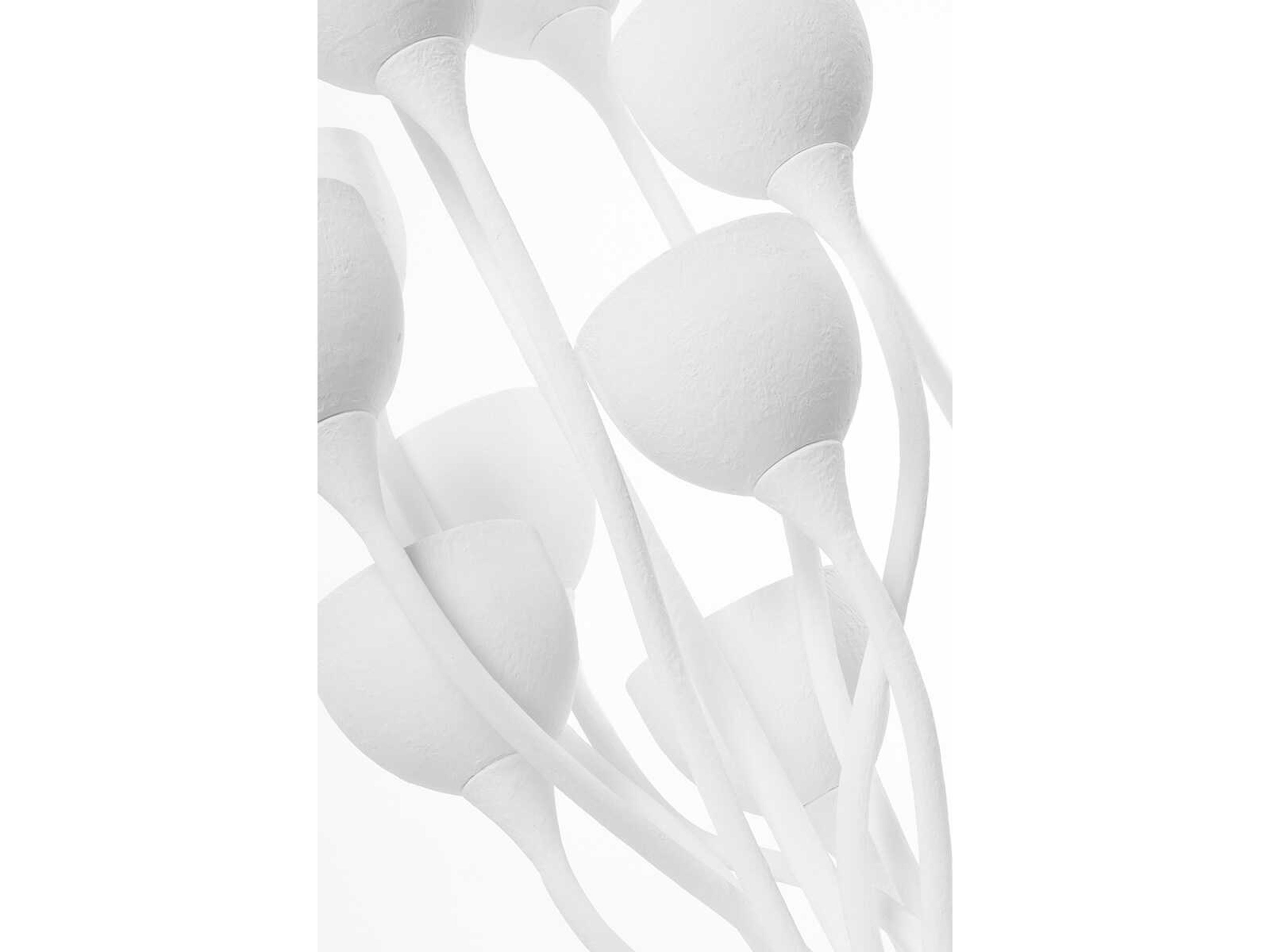 Troy Lighting Westwood 12-Light Gesso White Lantern Pendant