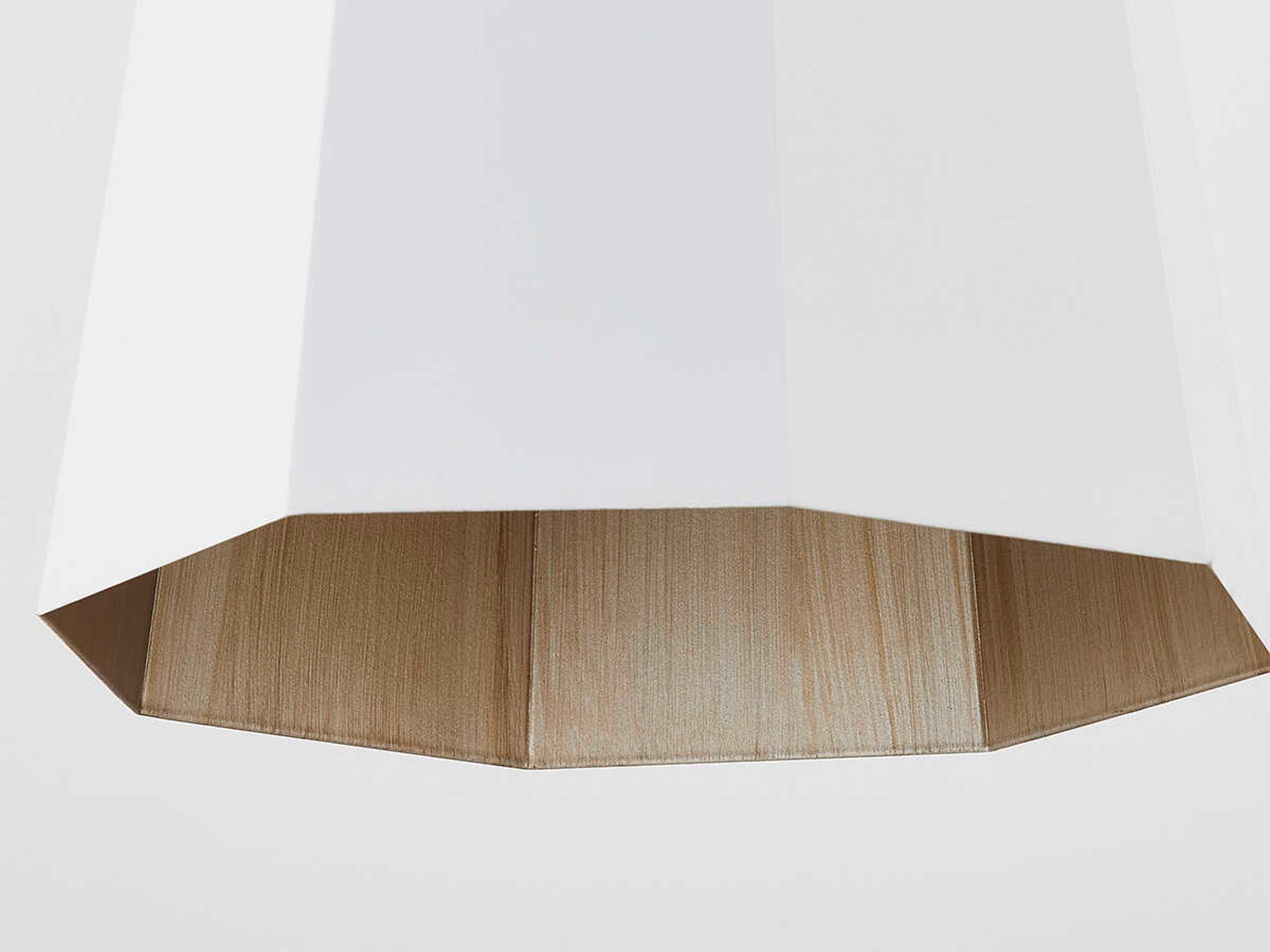 Troy Lighting Huntley 1-Light Patina Brass White Mini Pendant