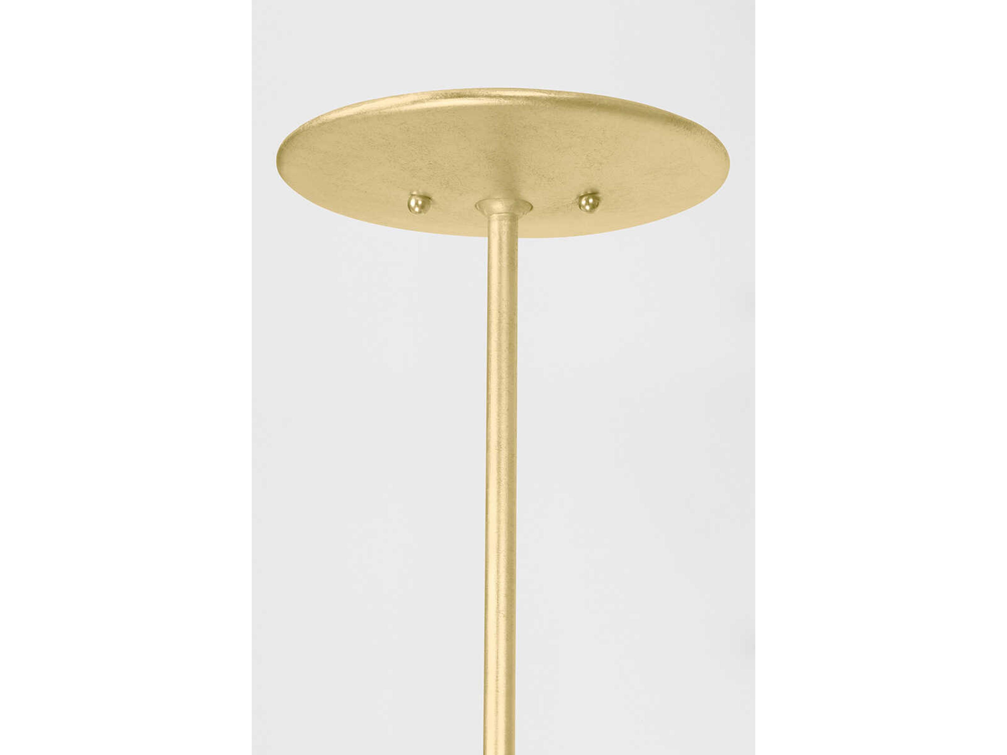 Troy Lighting Valier 3-Light Vintage Gold Leaf Brass Chandelier