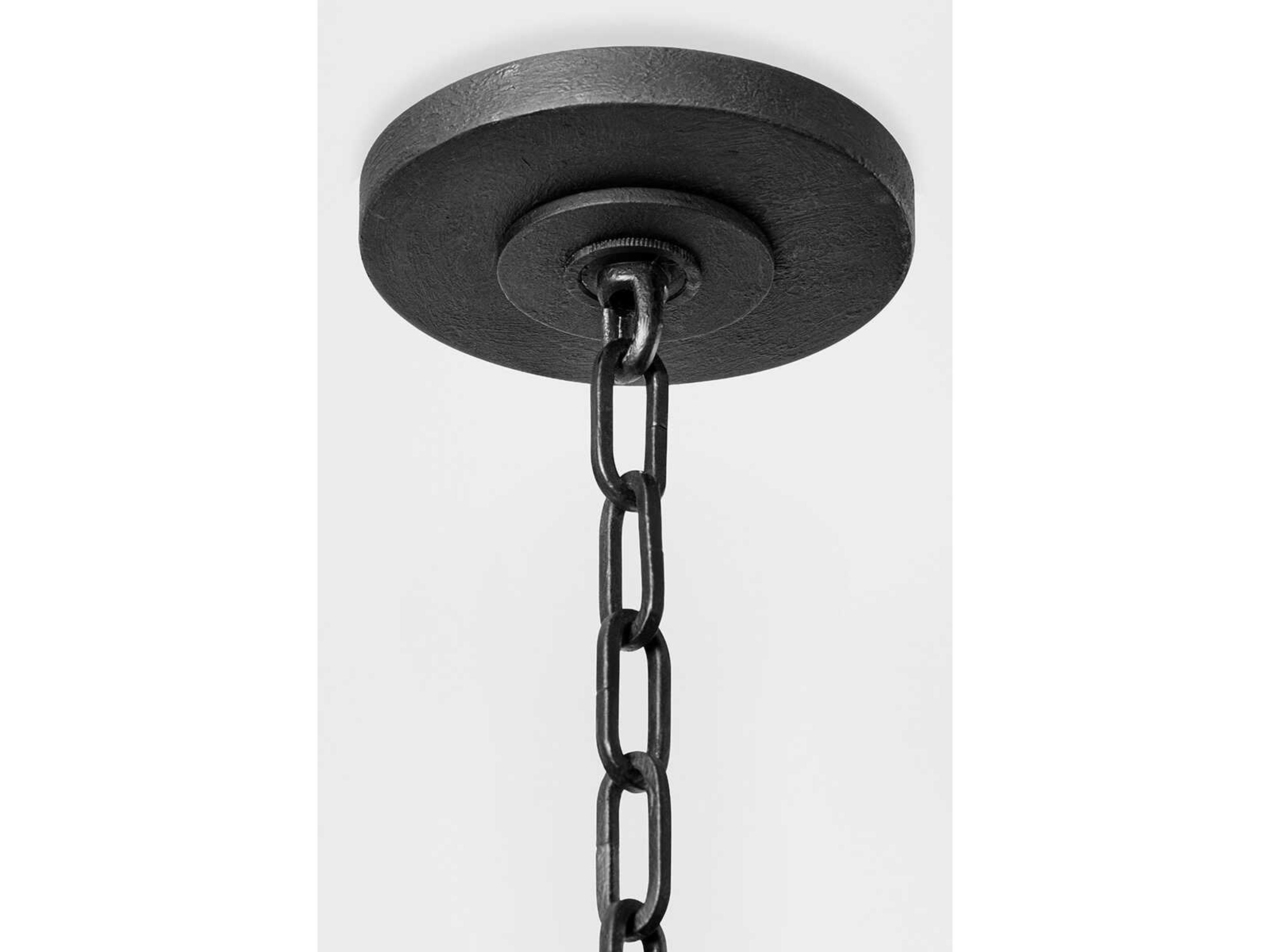 Troy Lighting Rhett 4-Light Black Iron Candelabra Chandelier