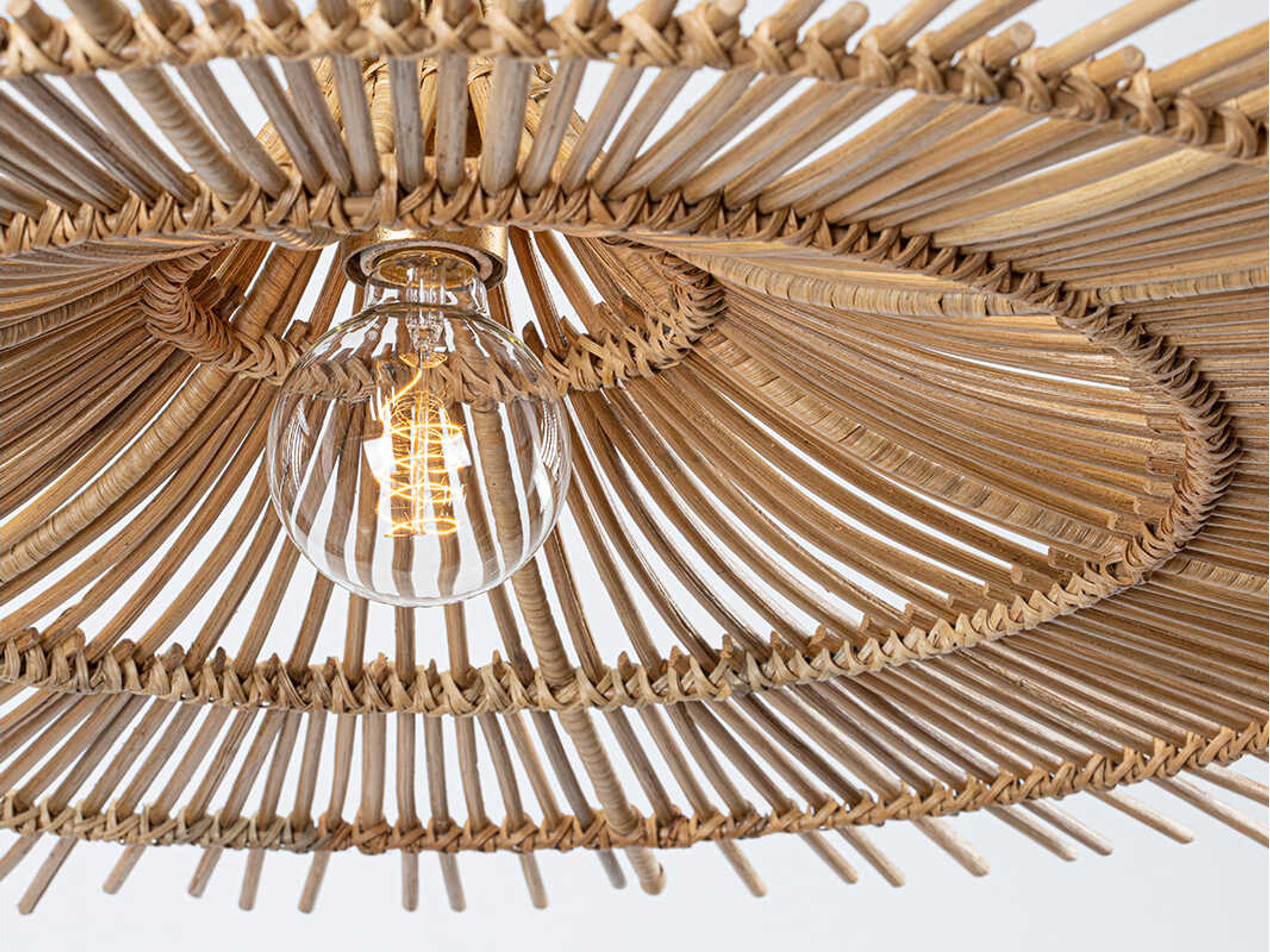 Troy Lighting Costa Mesa 1-Light Vintage Gold Leaf Pendant