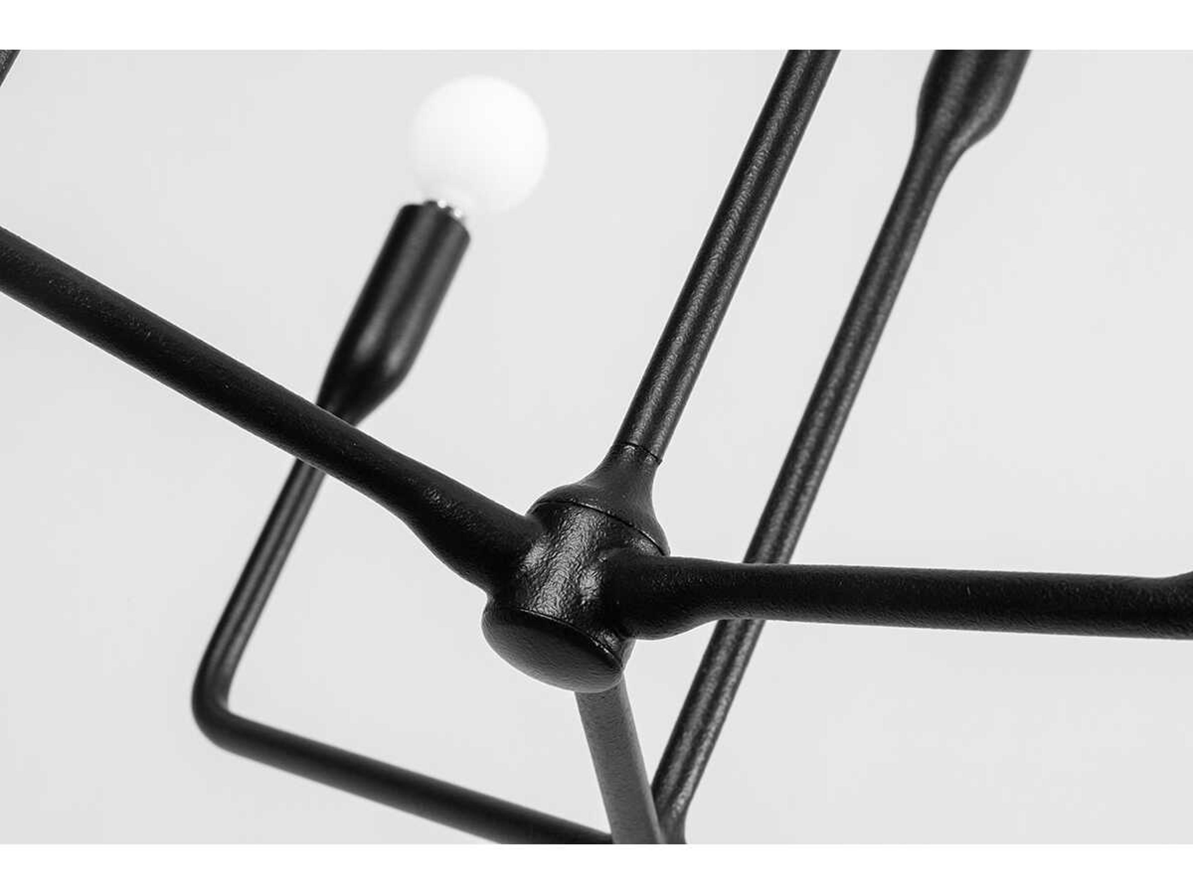 Troy Lighting Norman 9-Light Forged Iron Black Candelabra Chandelier