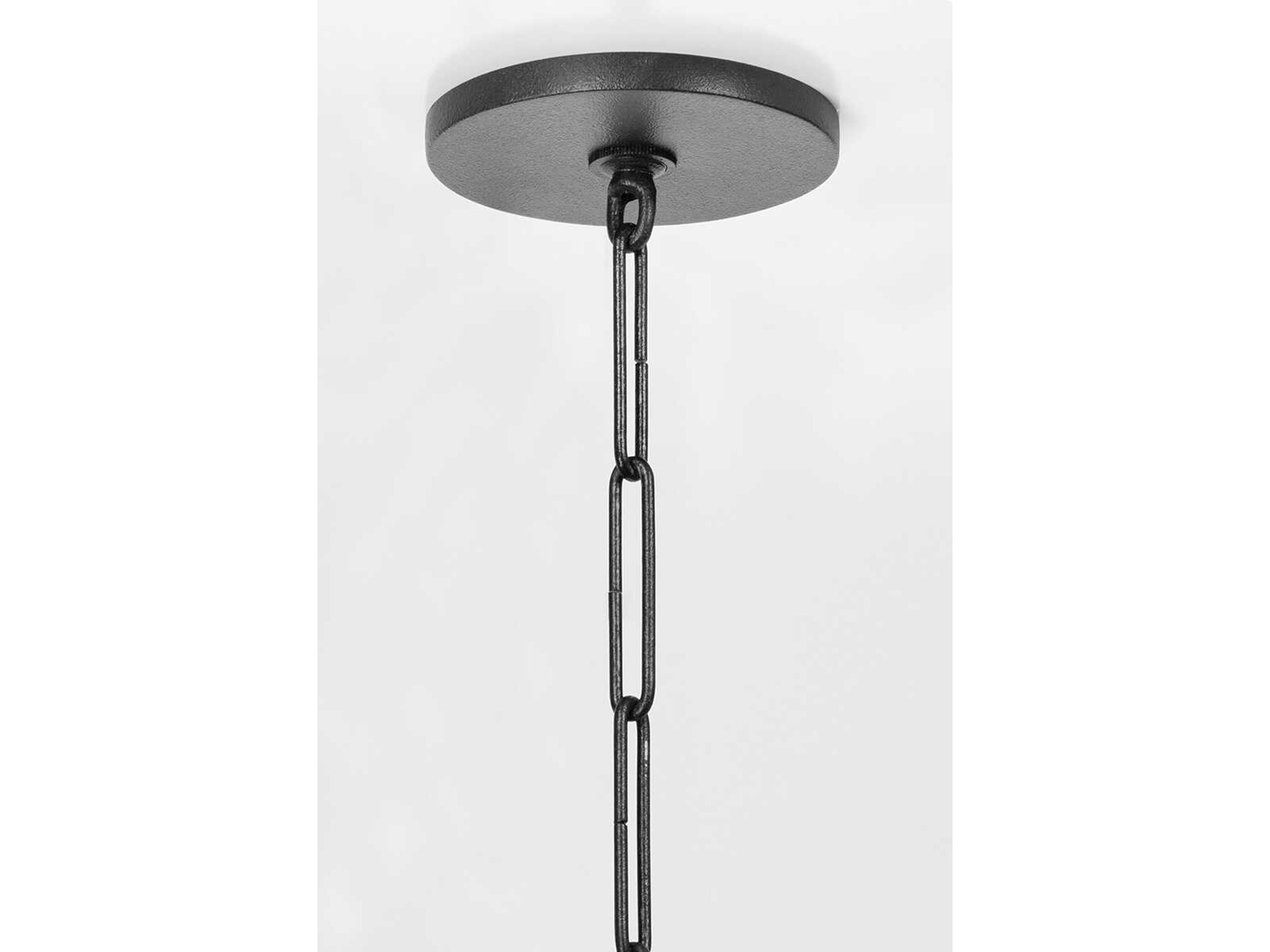 Troy Lighting Norman 9-Light Forged Iron Black Candelabra Chandelier