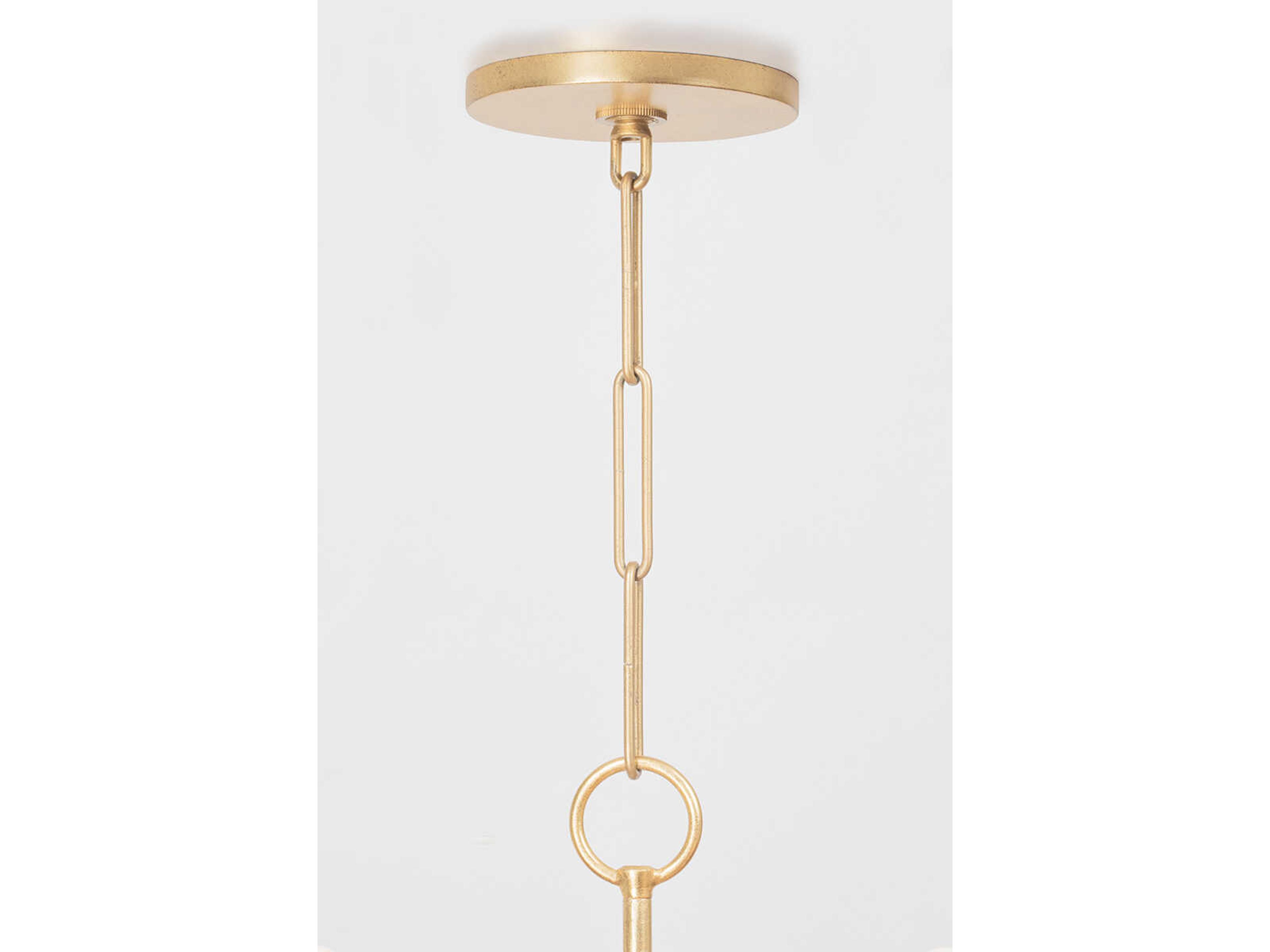 Troy Lighting Norman 9-Light Vintage Gold Leaf Candelabra Chandelier