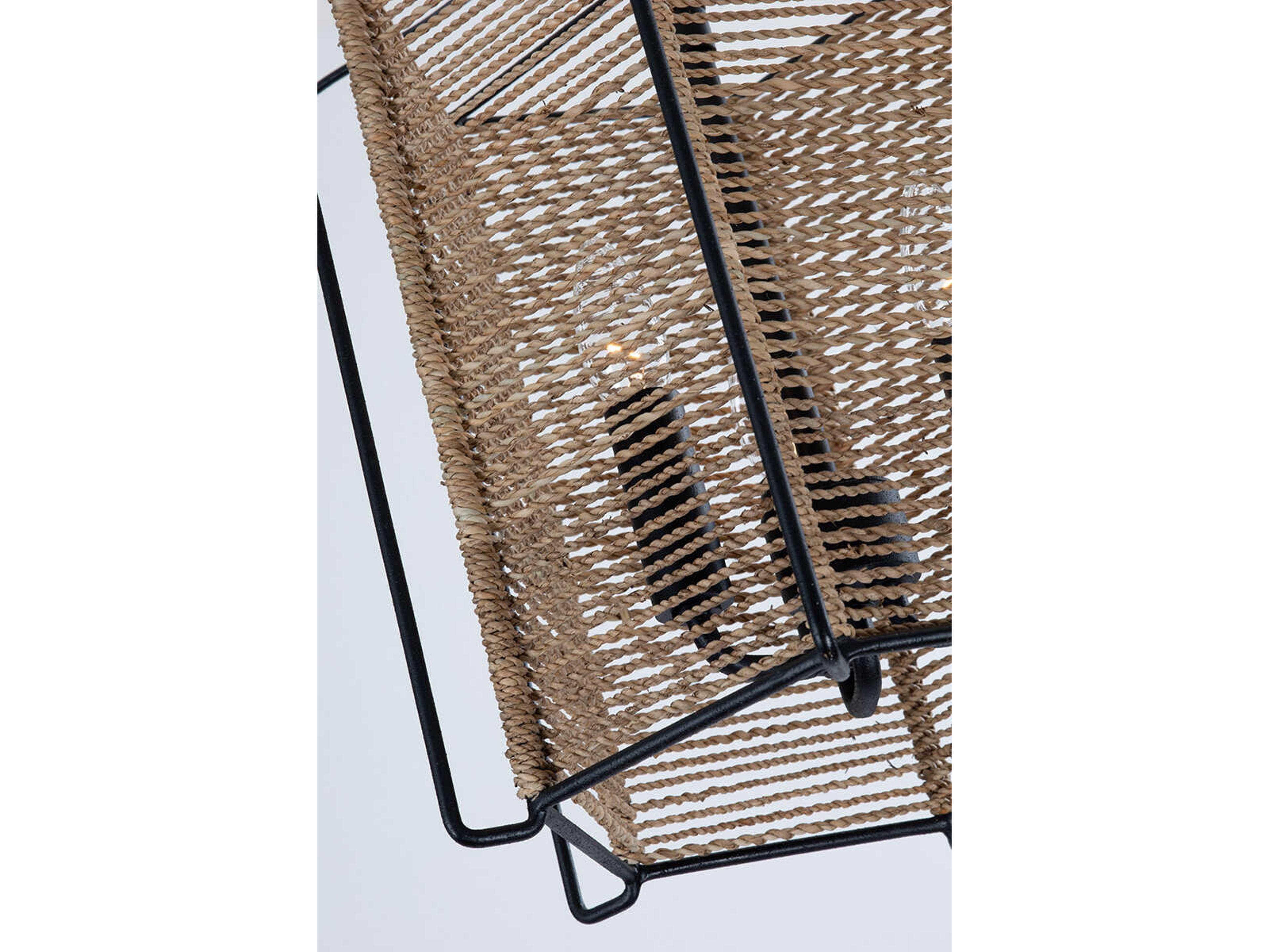 Troy Lighting Ramon 4-Light Textured Black Pendant