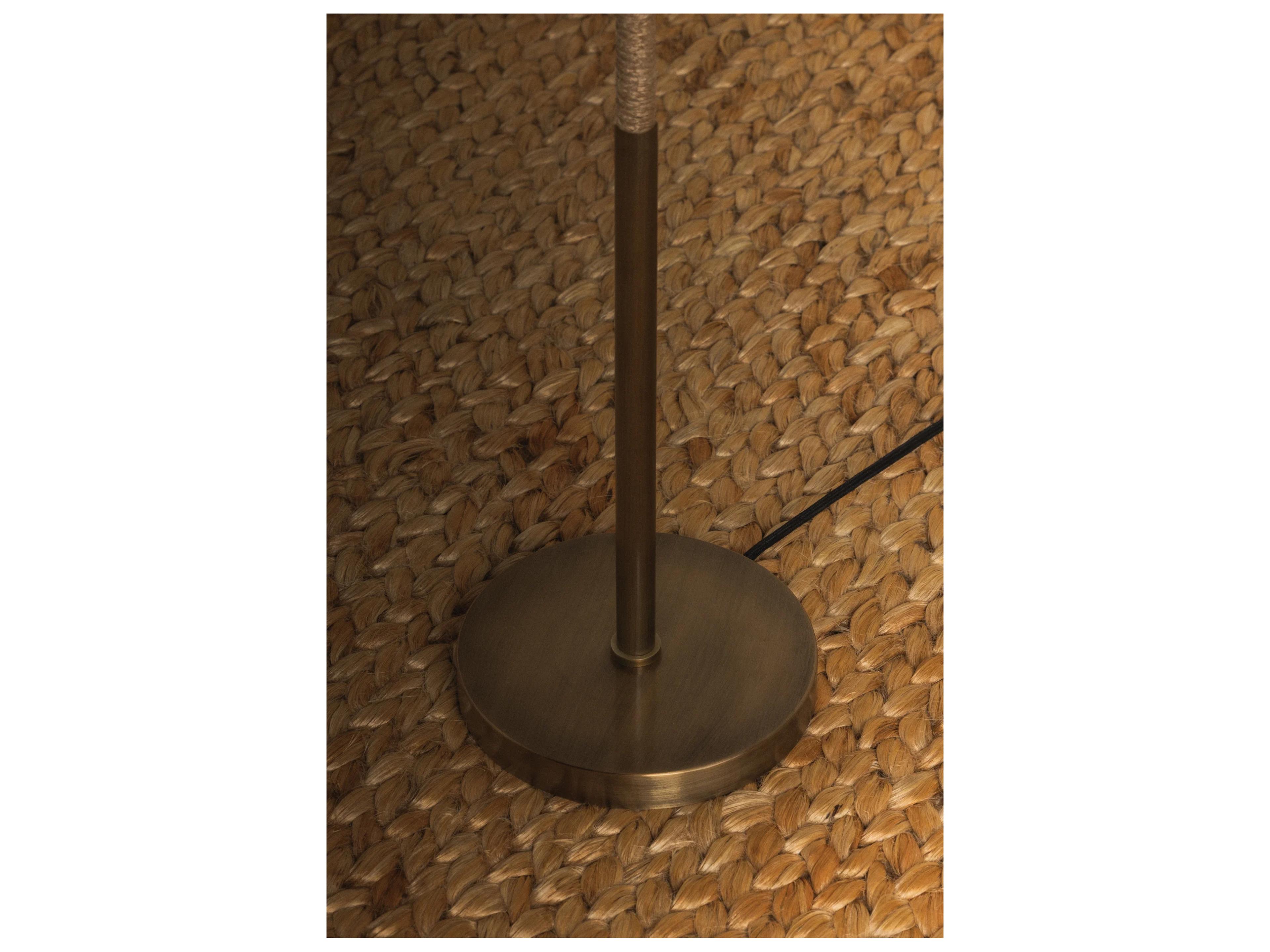 Troy Lighting Wharf Patina Brass Floor Lamp