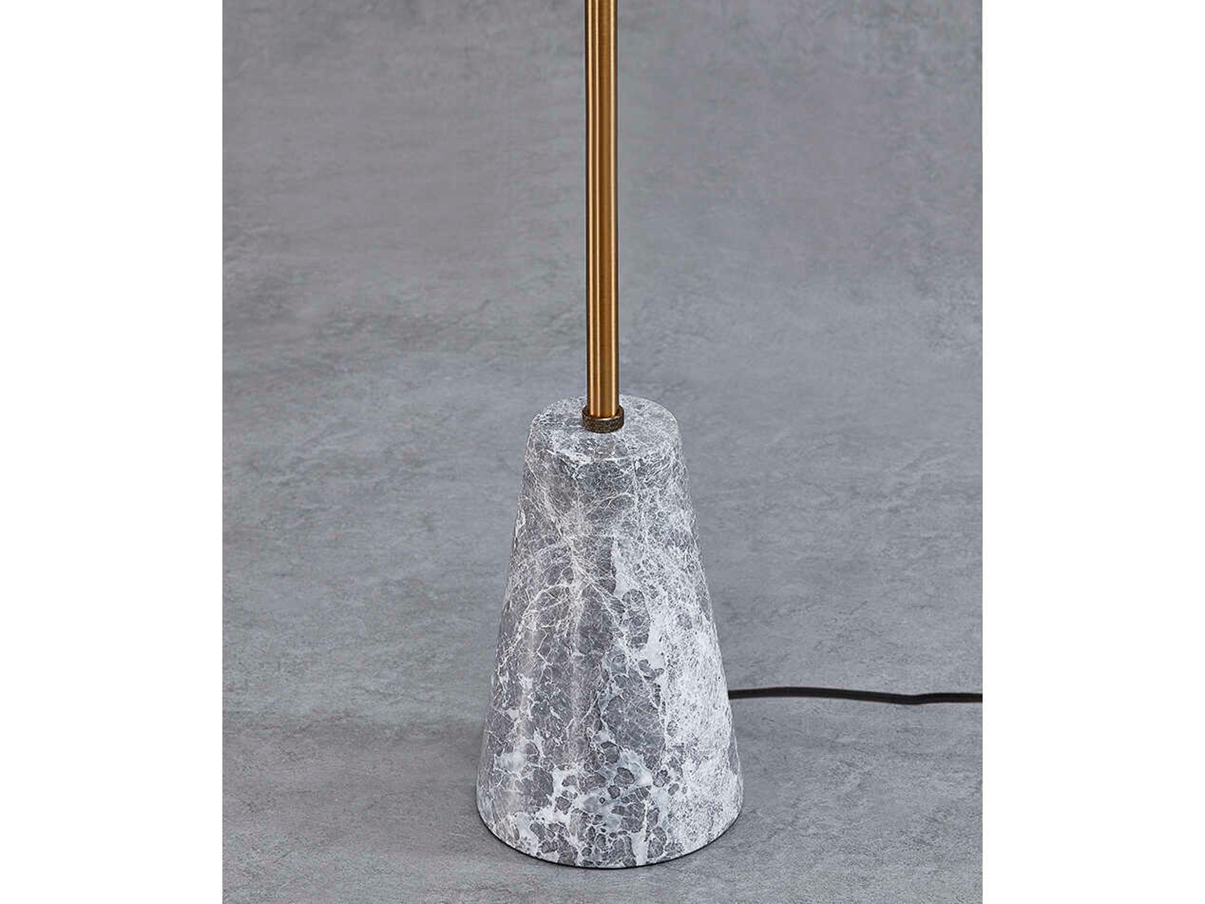Troy Lighting Bash Bash Patina Brass Steel Floor Lamp