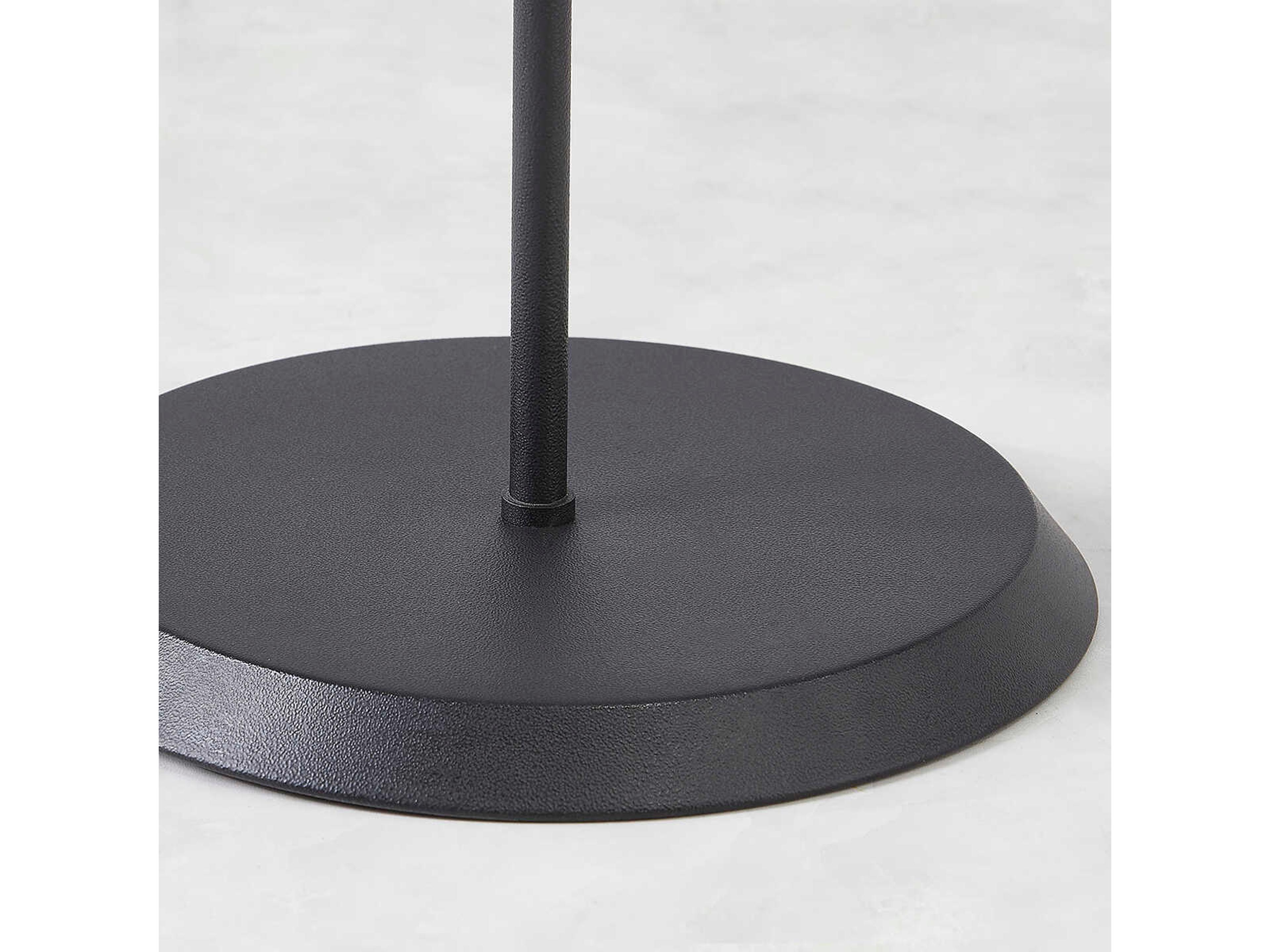 Troy Lighting Alameda Forged Iron Off White Mds Paper Black Floor Lamp