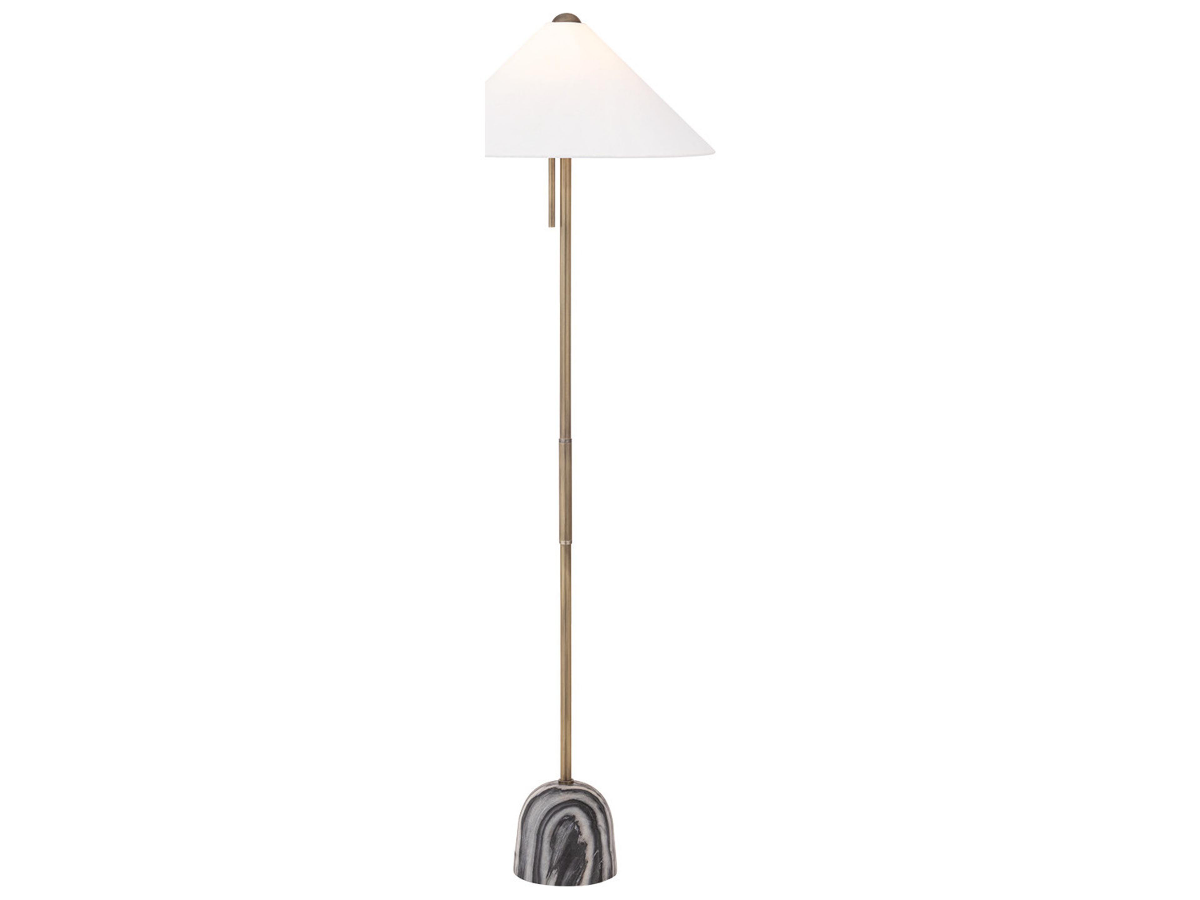 Millbrae Patina Brass Floor Lamp