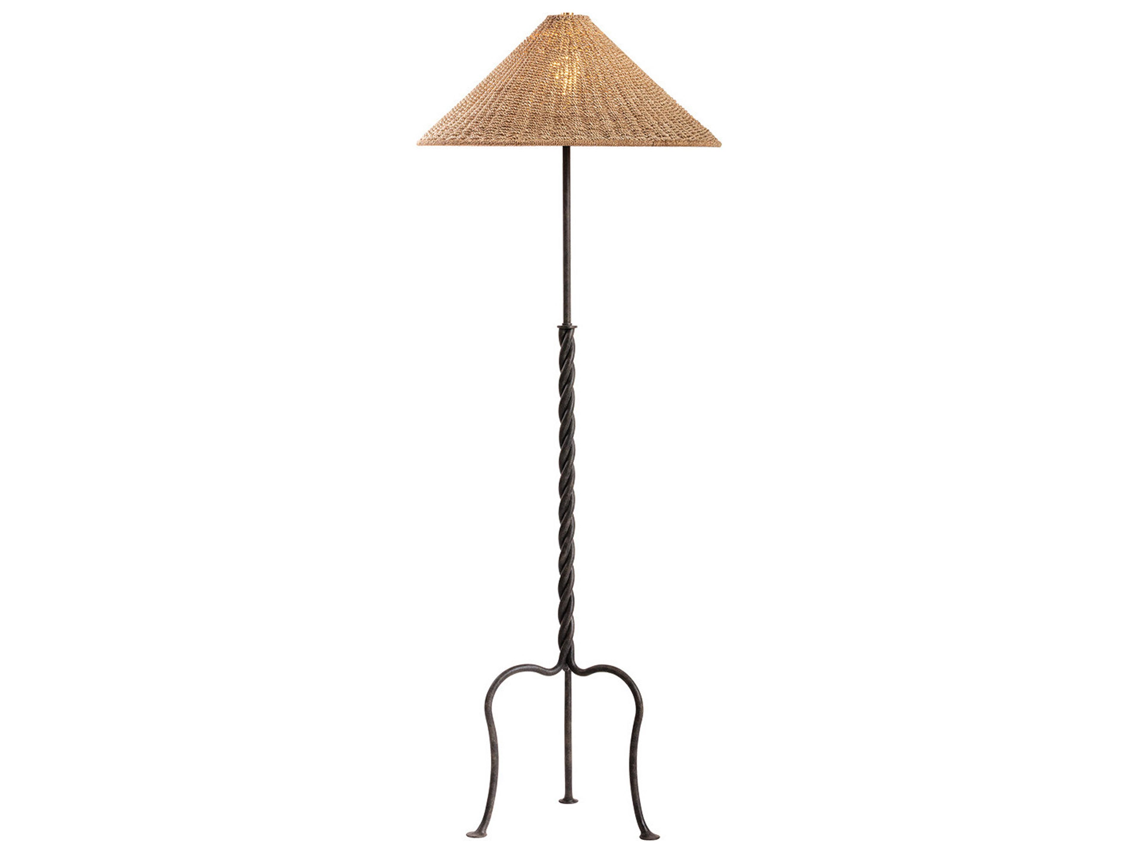 Francisco French Iron Bronze Floor Lamp