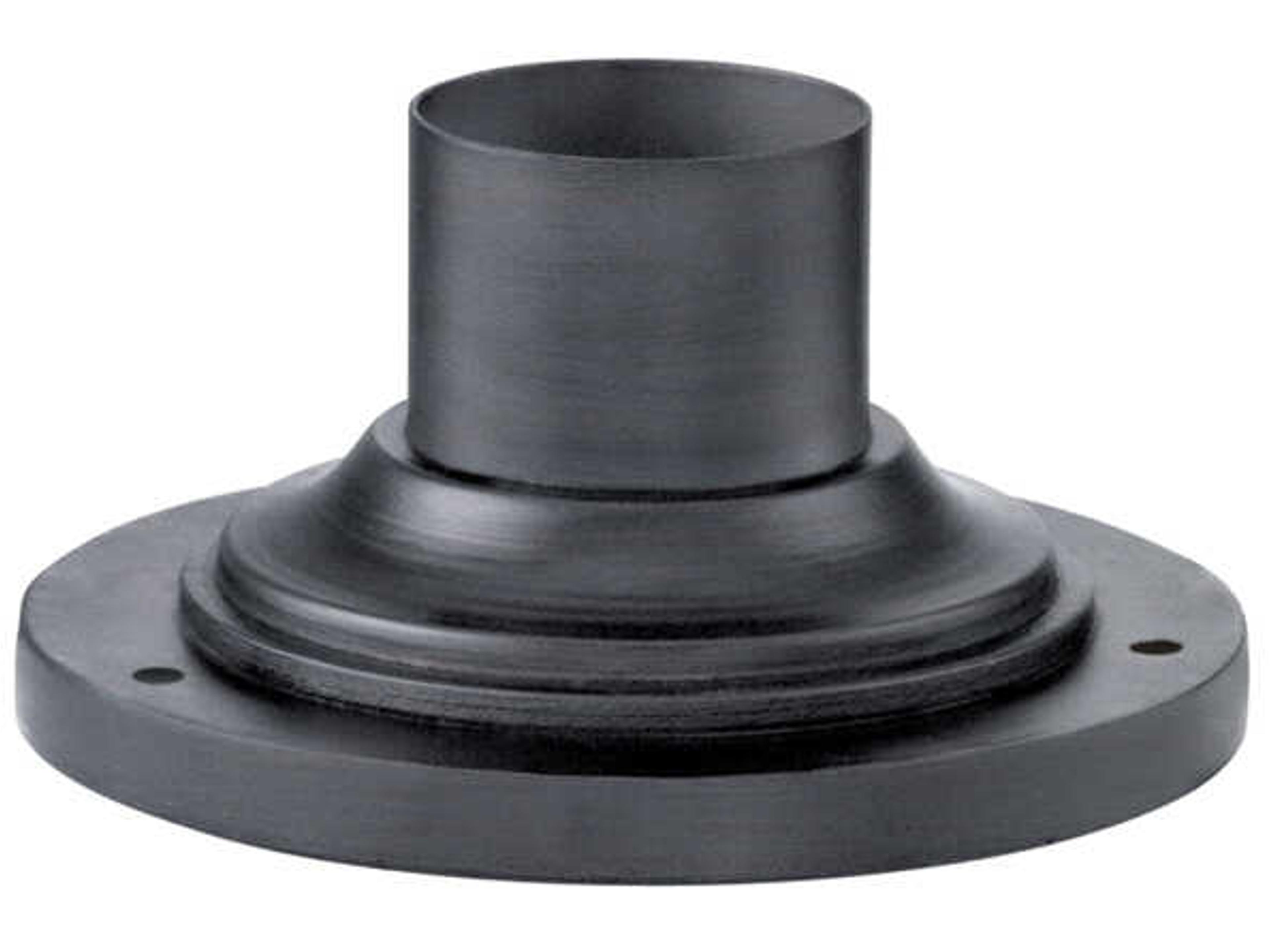 Weathered Zinc Round Pier Mount