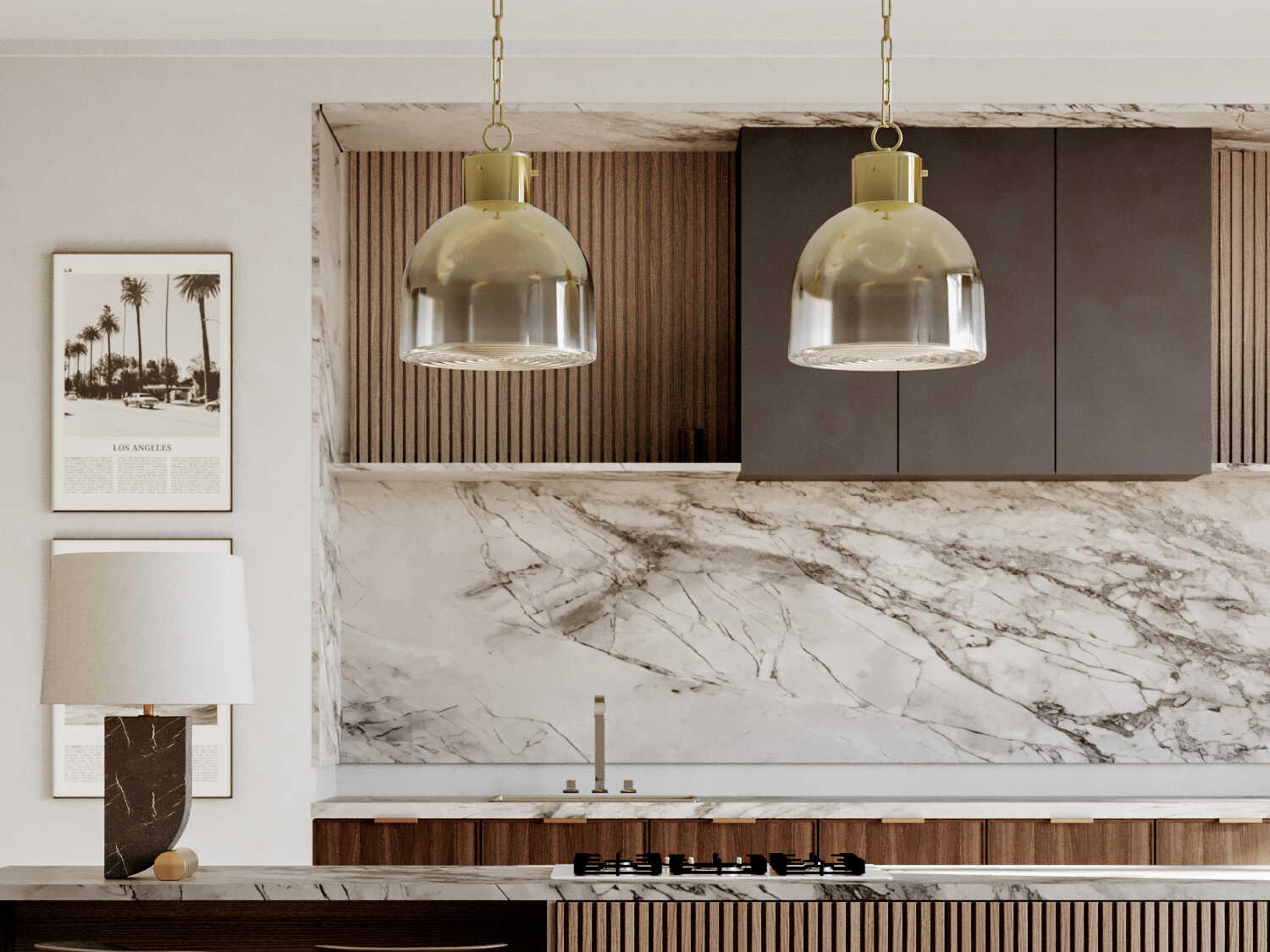 Troy Lighting Yellowstone Patina Brass Off White Linen Table Lamp