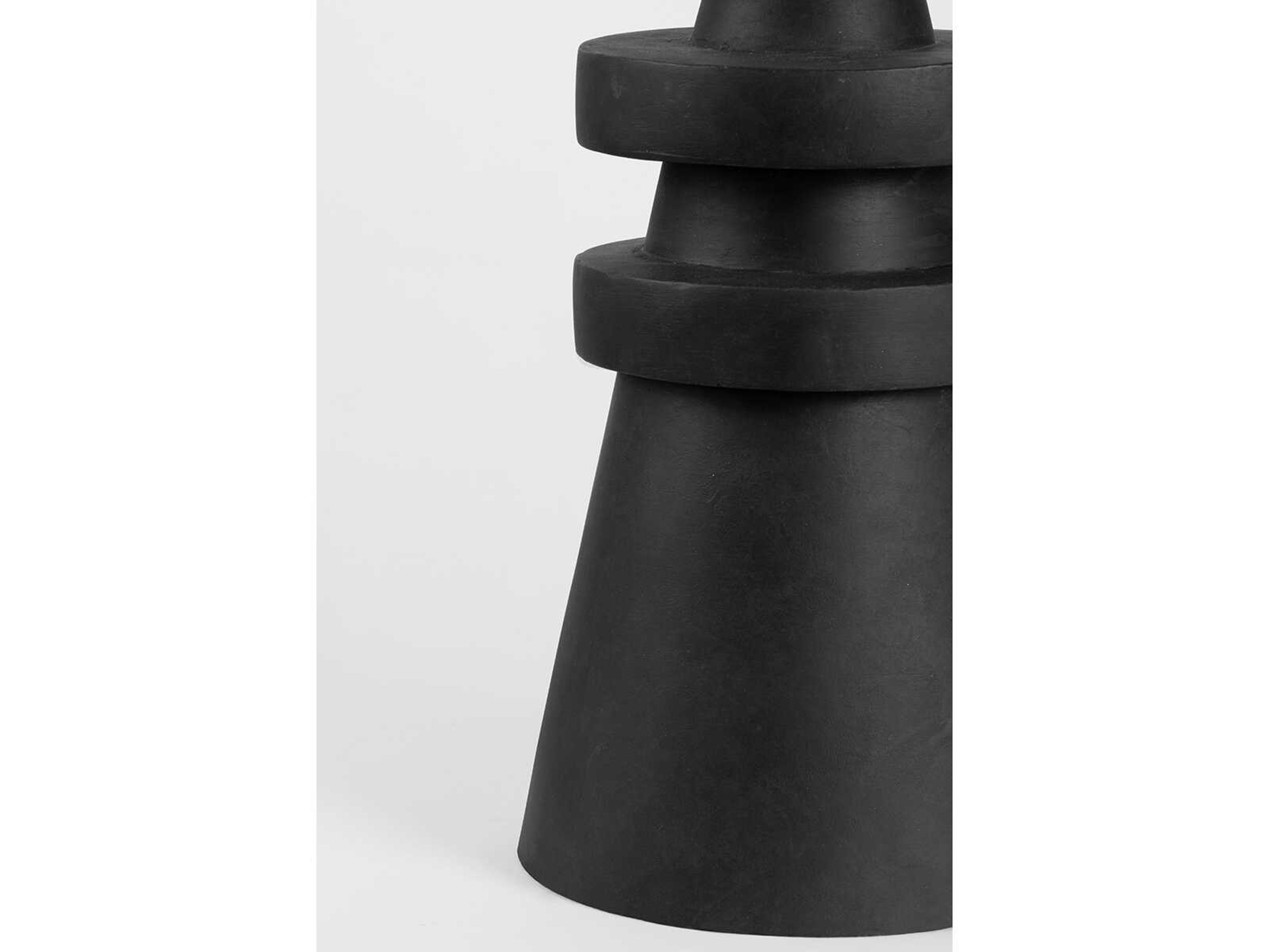 Troy Lighting Grover Patina Brass Off White Linen Buffet Lamp