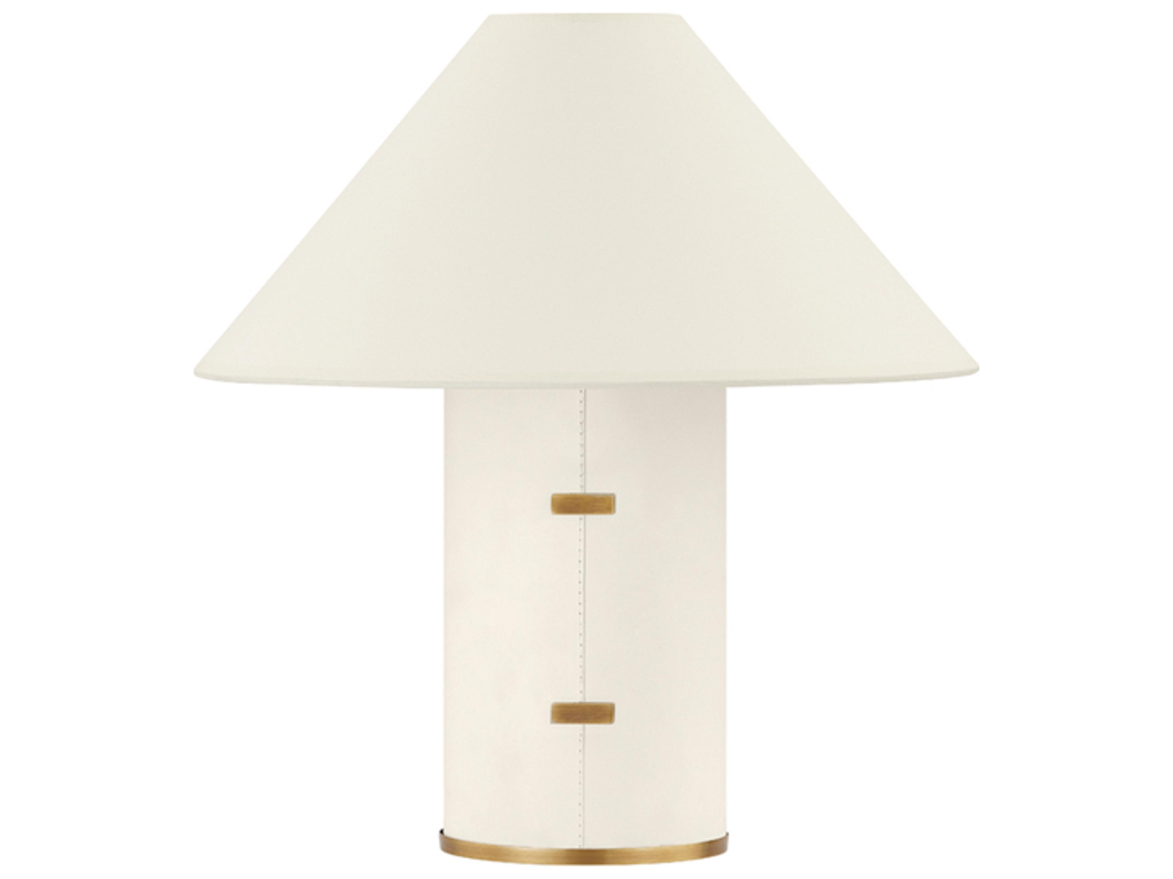 Troy Lighting Bond Patina Brass Paper White Table Lamp