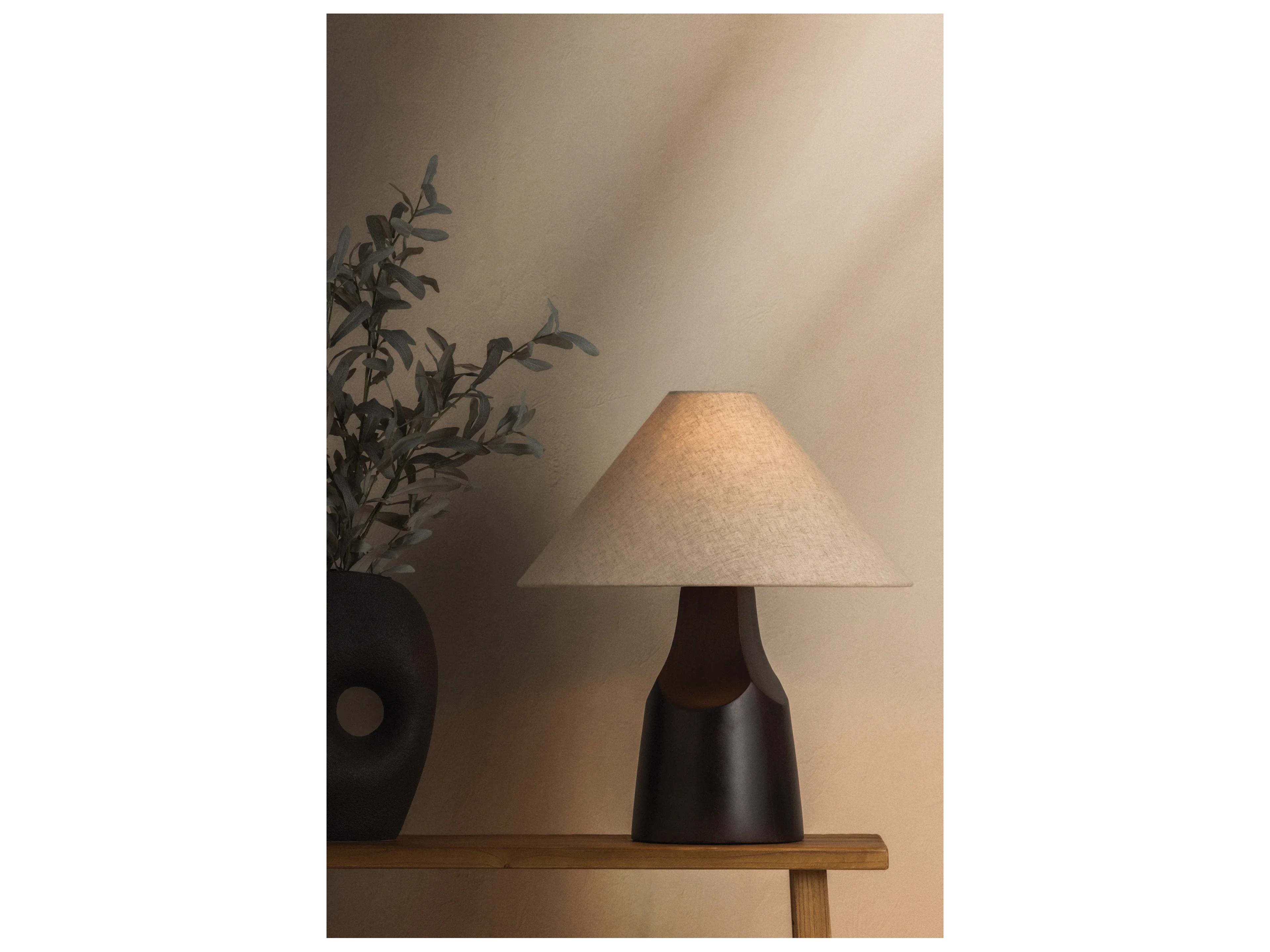 Troy Lighting Hewn Patina Brass Table Lamp