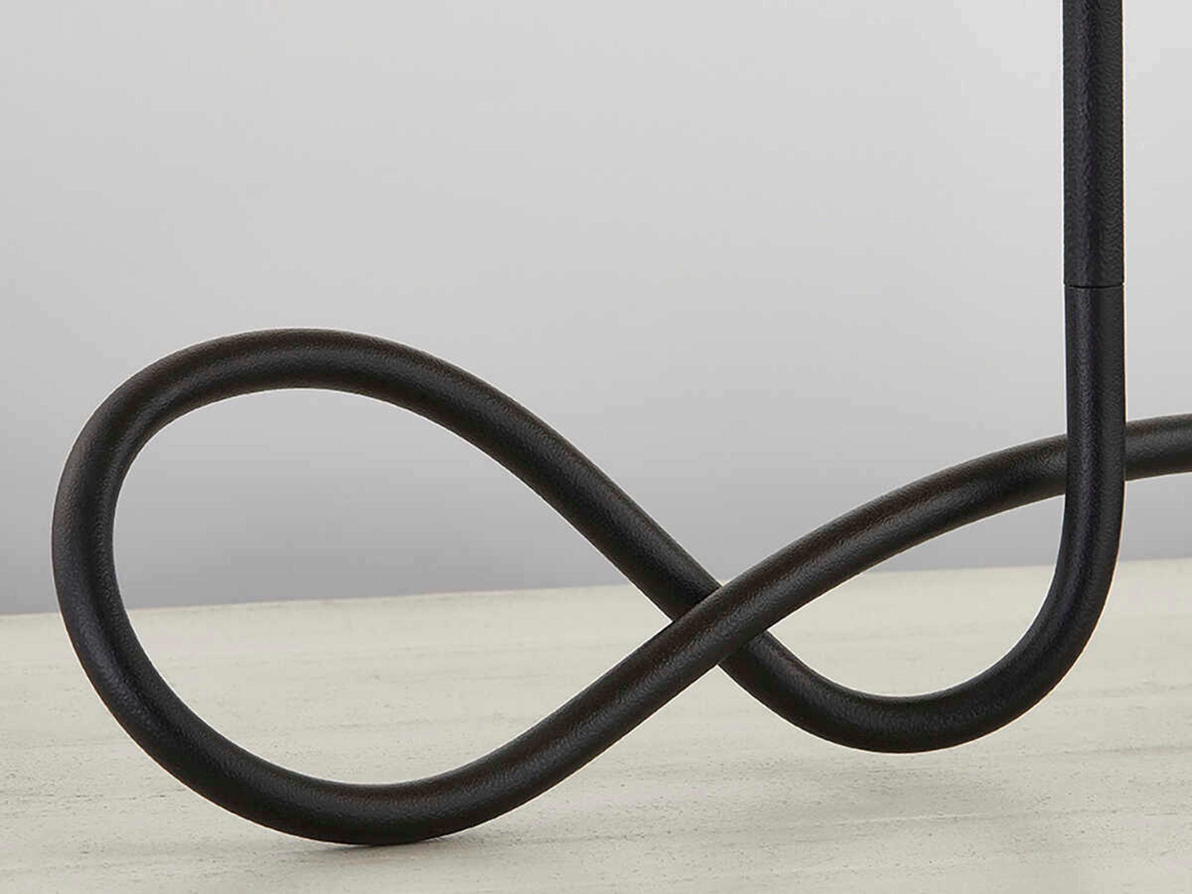 Troy Lighting Alameda Forged Iron Off White Mds Paper Black Table Lamp