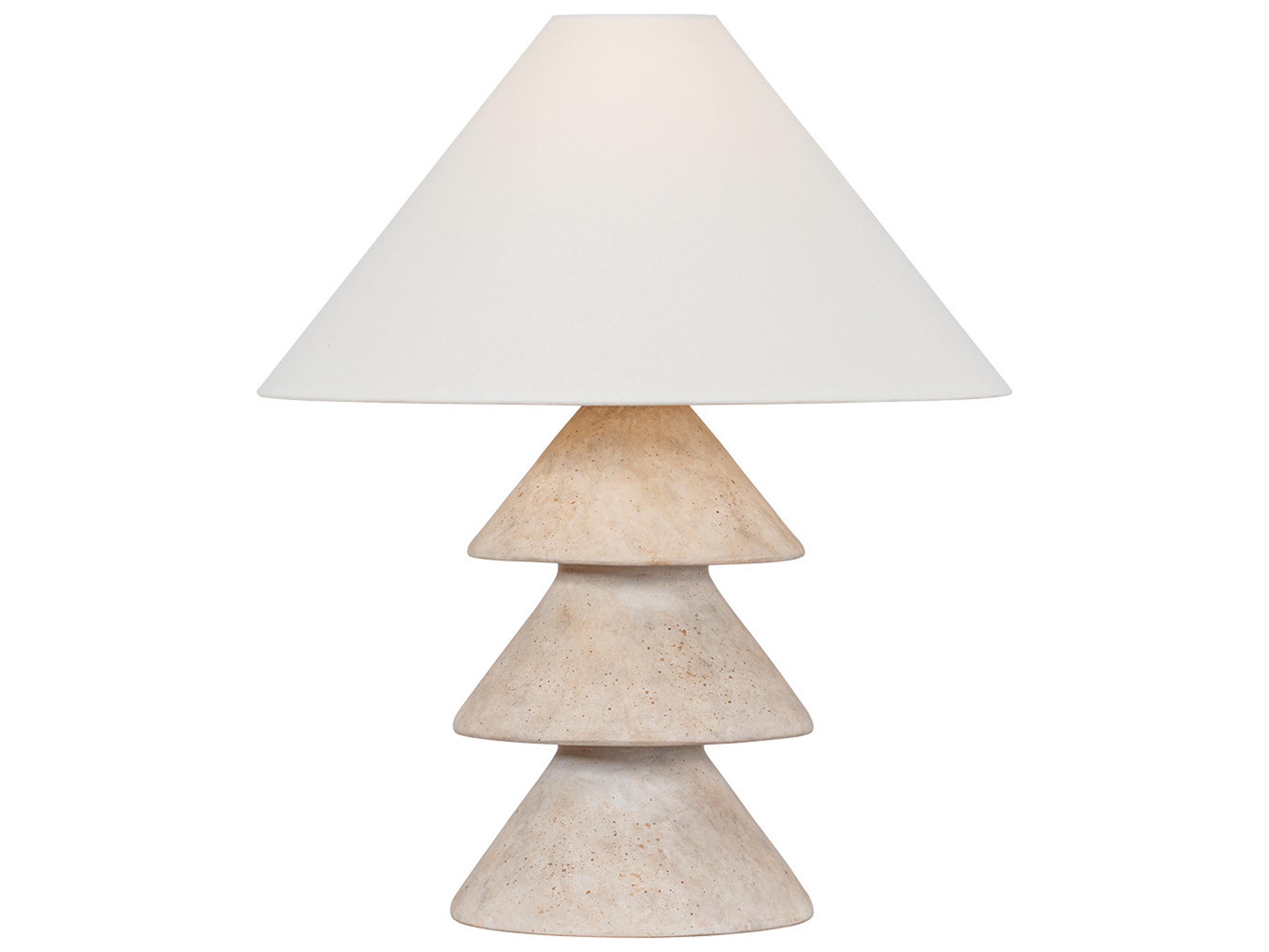 Zettler Patina Brass Ceramic Ancient Villa Wood Table Lamp