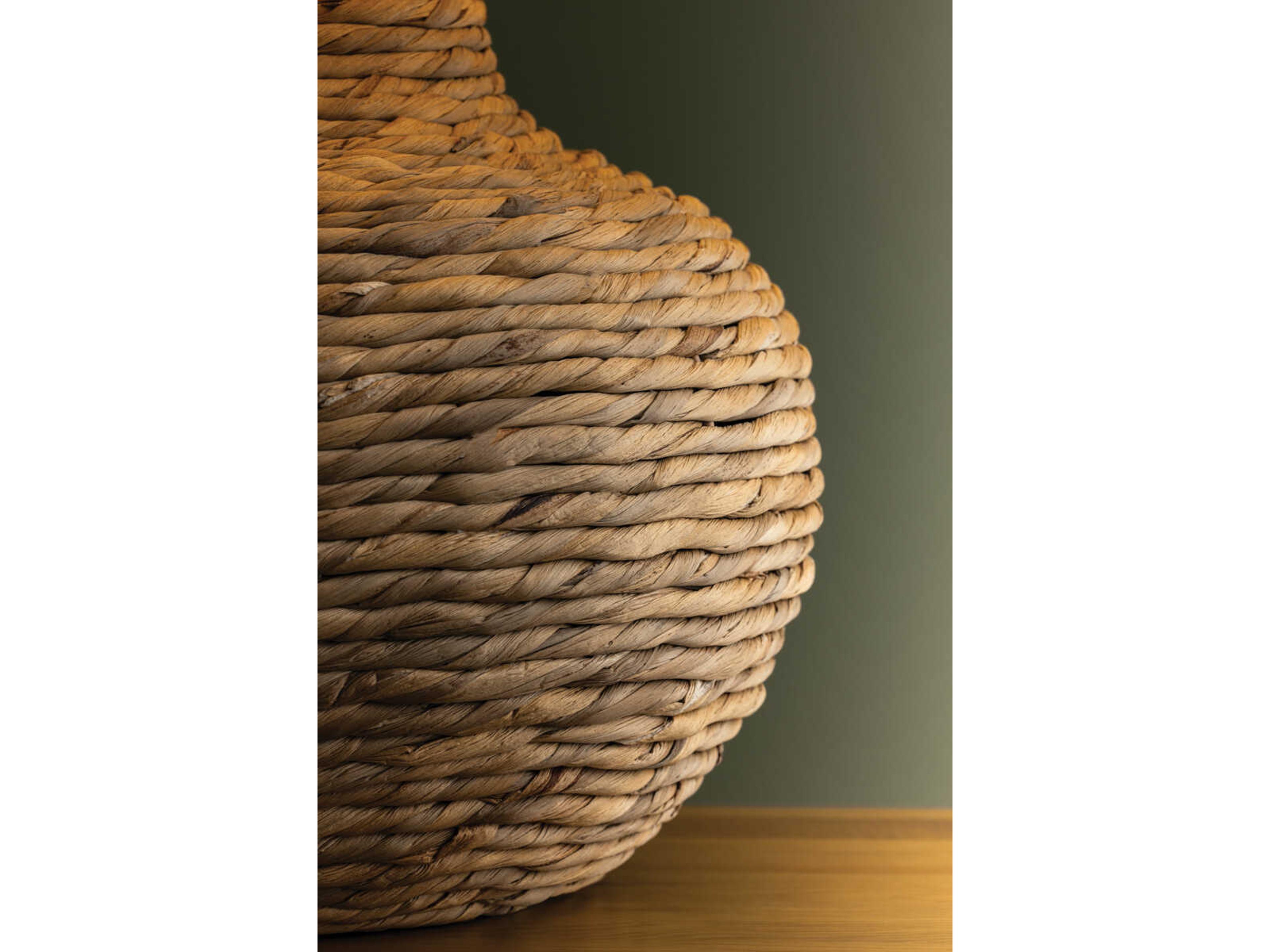 Troy Lighting Malik Patina Brass Natural Linen Fabric Brown Table Lamp