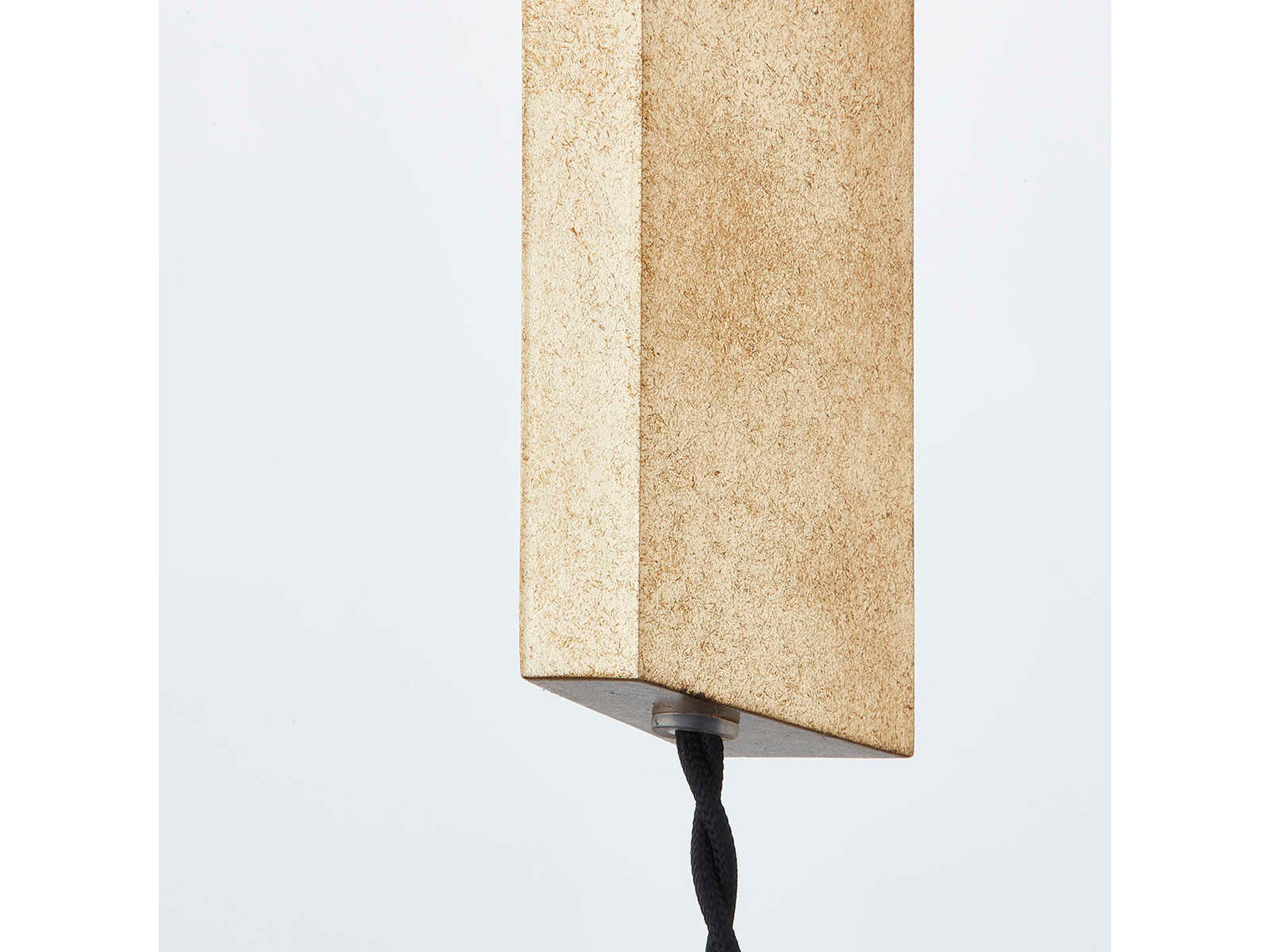 Troy Lighting Brisbane 1-Light Vintage Gold Leaf White Glass Wall Sconce