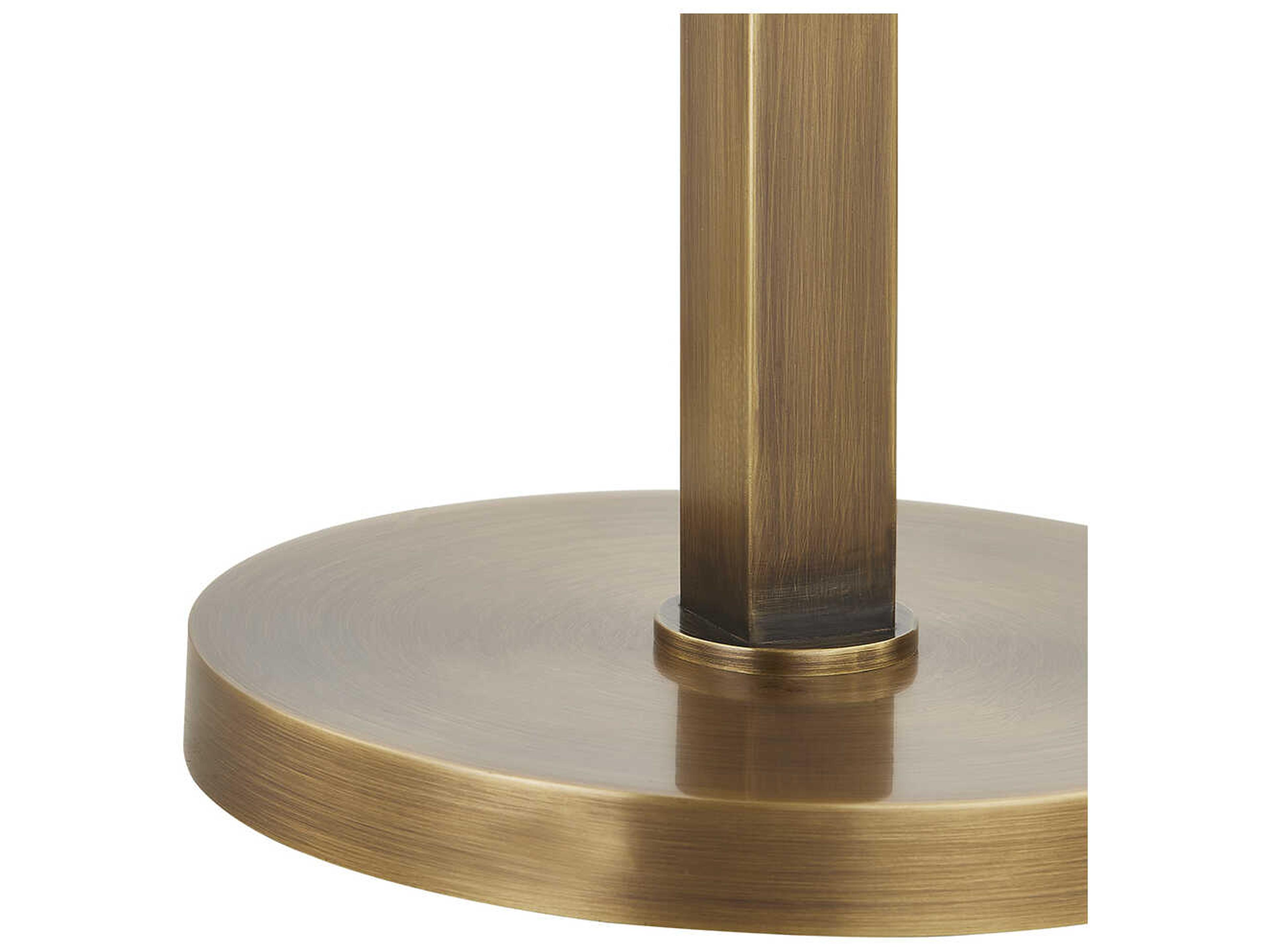 Troy Lighting Clic Patina Brass Linen Table Lamp