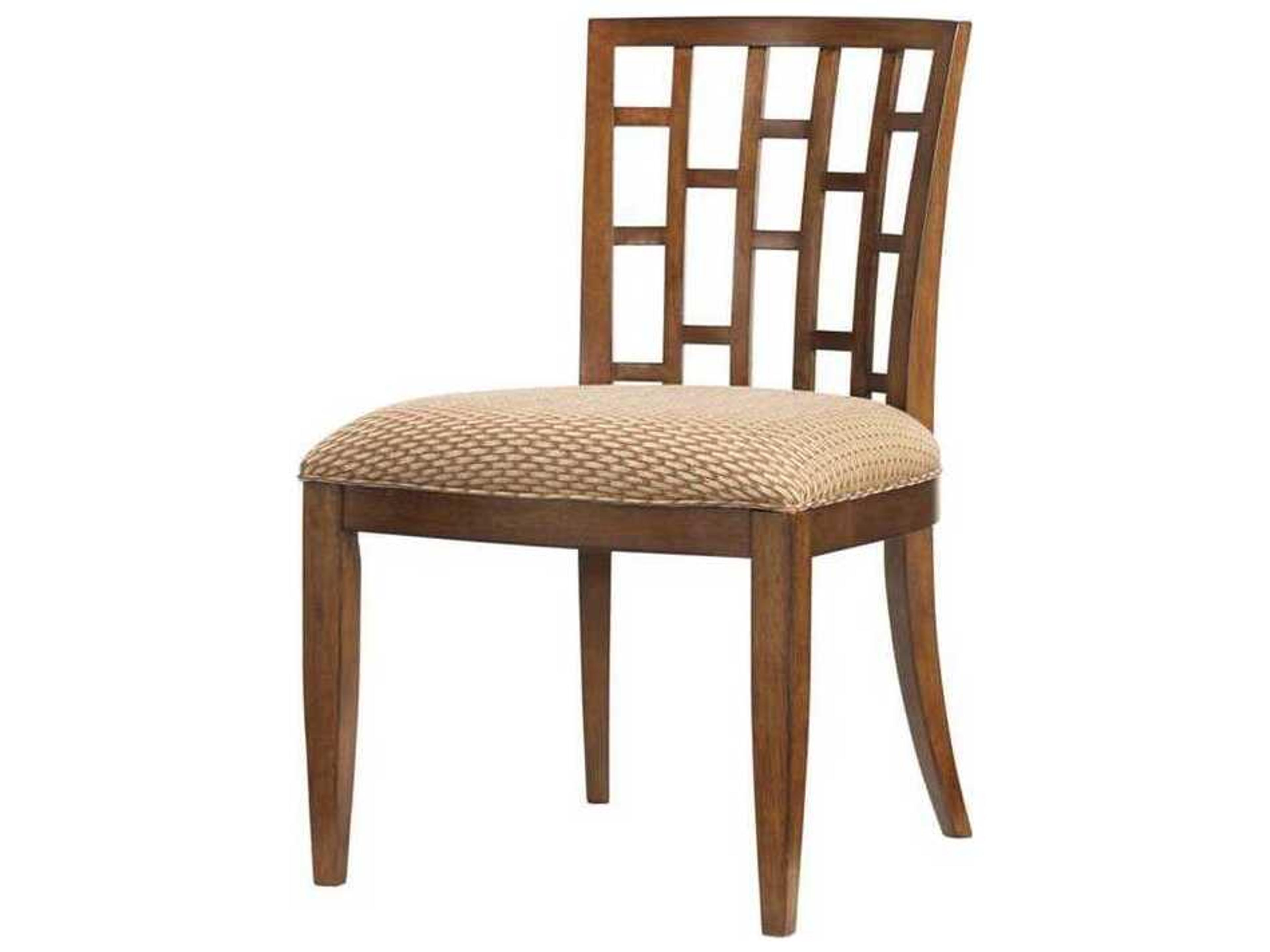 Tommy Bahama Ocean Club Brown Upholstered Armless Dining Chair