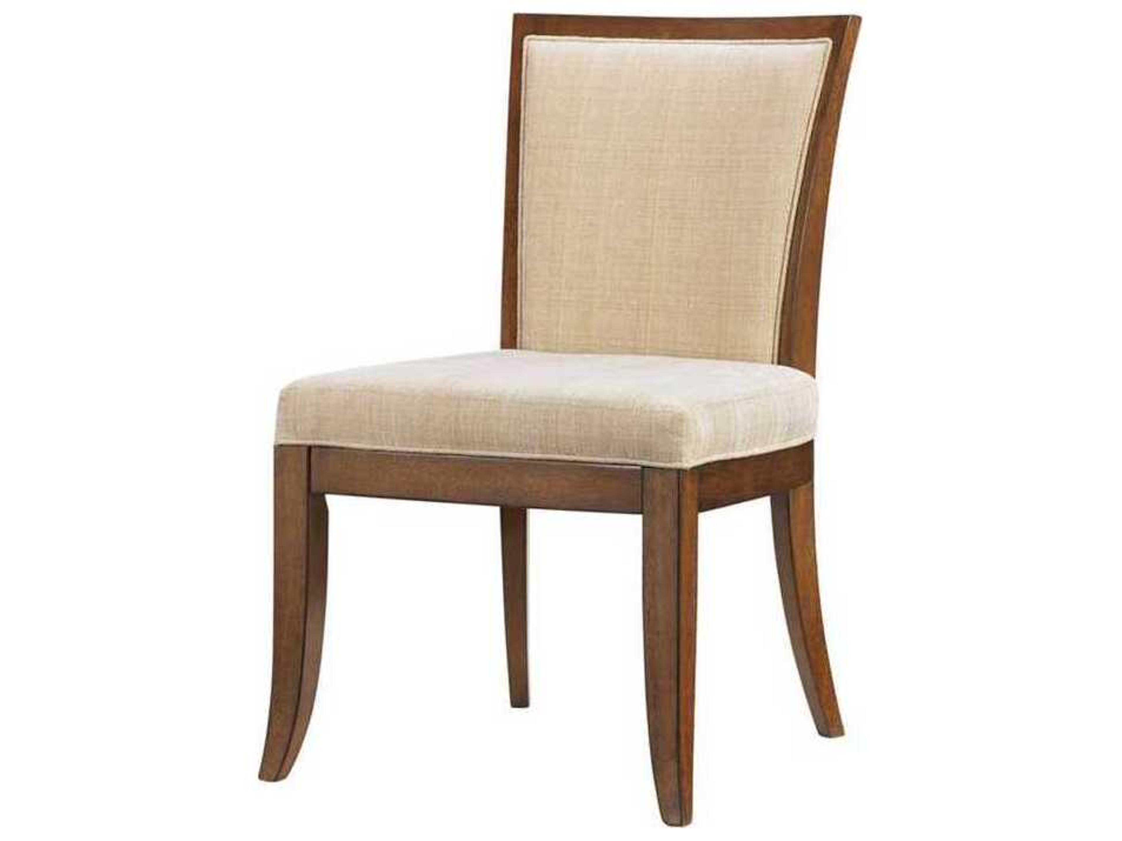 Tommy Bahama Ocean Club Brown Upholstered Armless Dining Chair