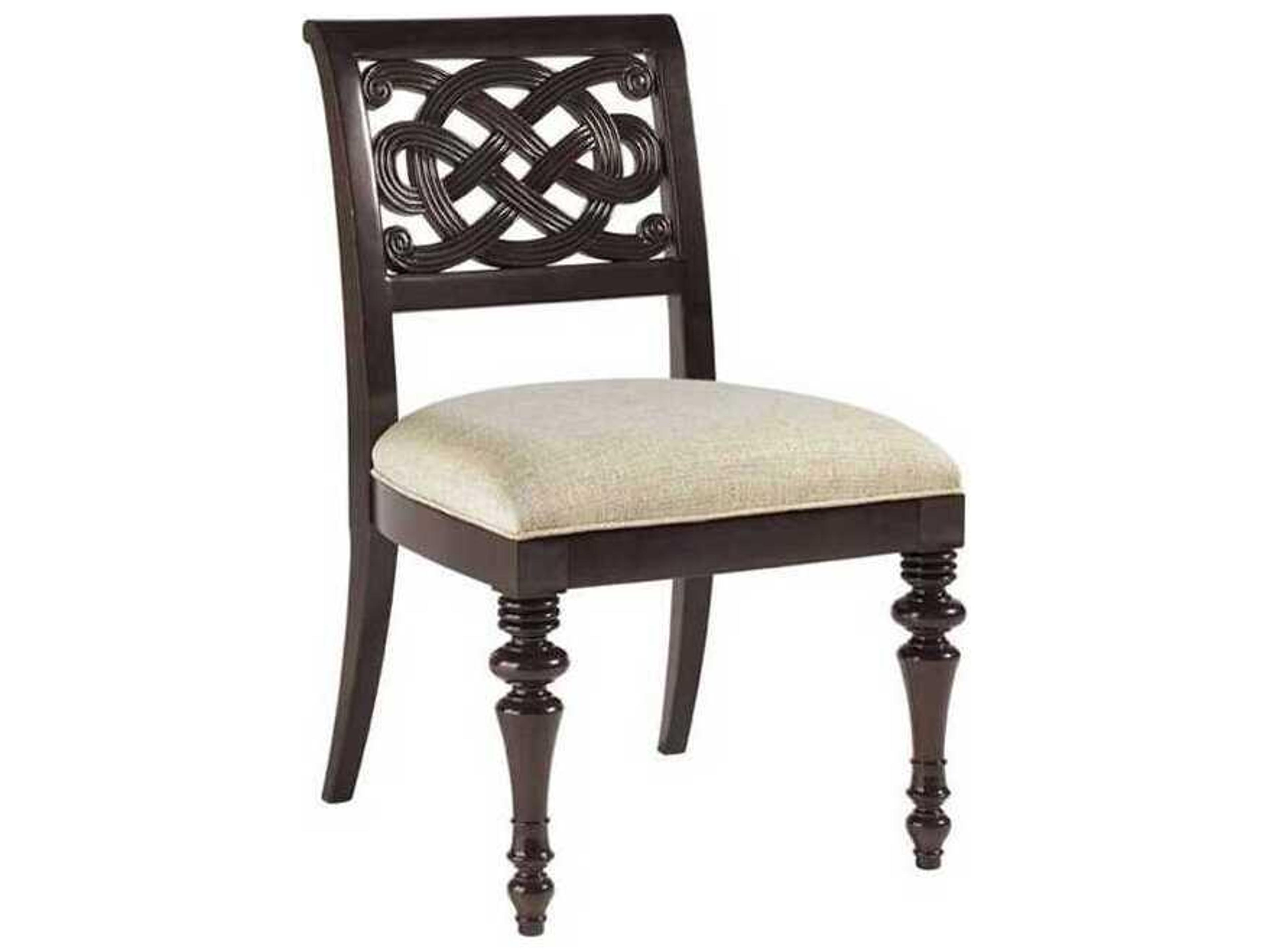 Royal Kahala Brown Upholstered Armless Dining Chair