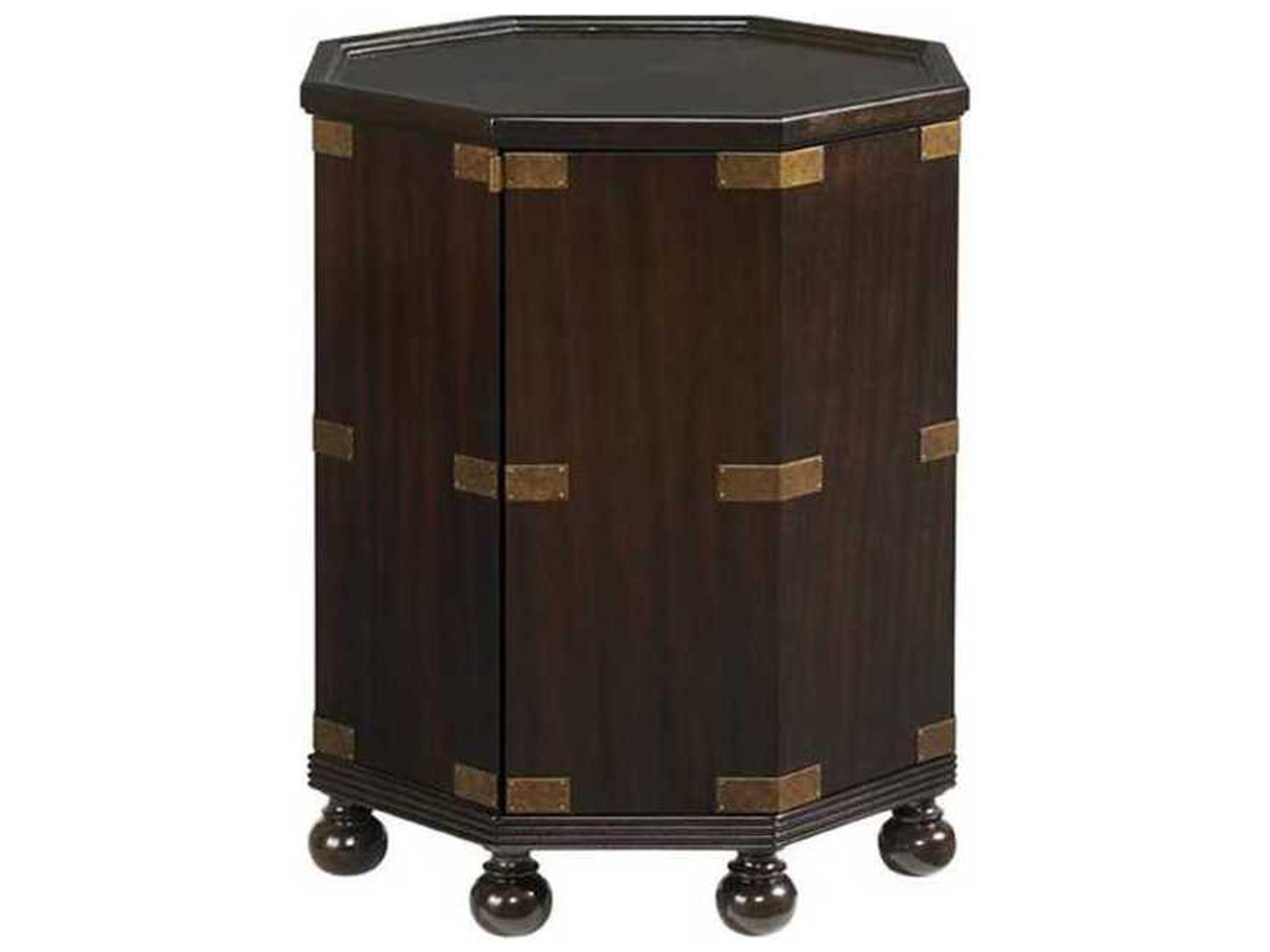 Royal Kahala Pacific Campaign Octagon End Table