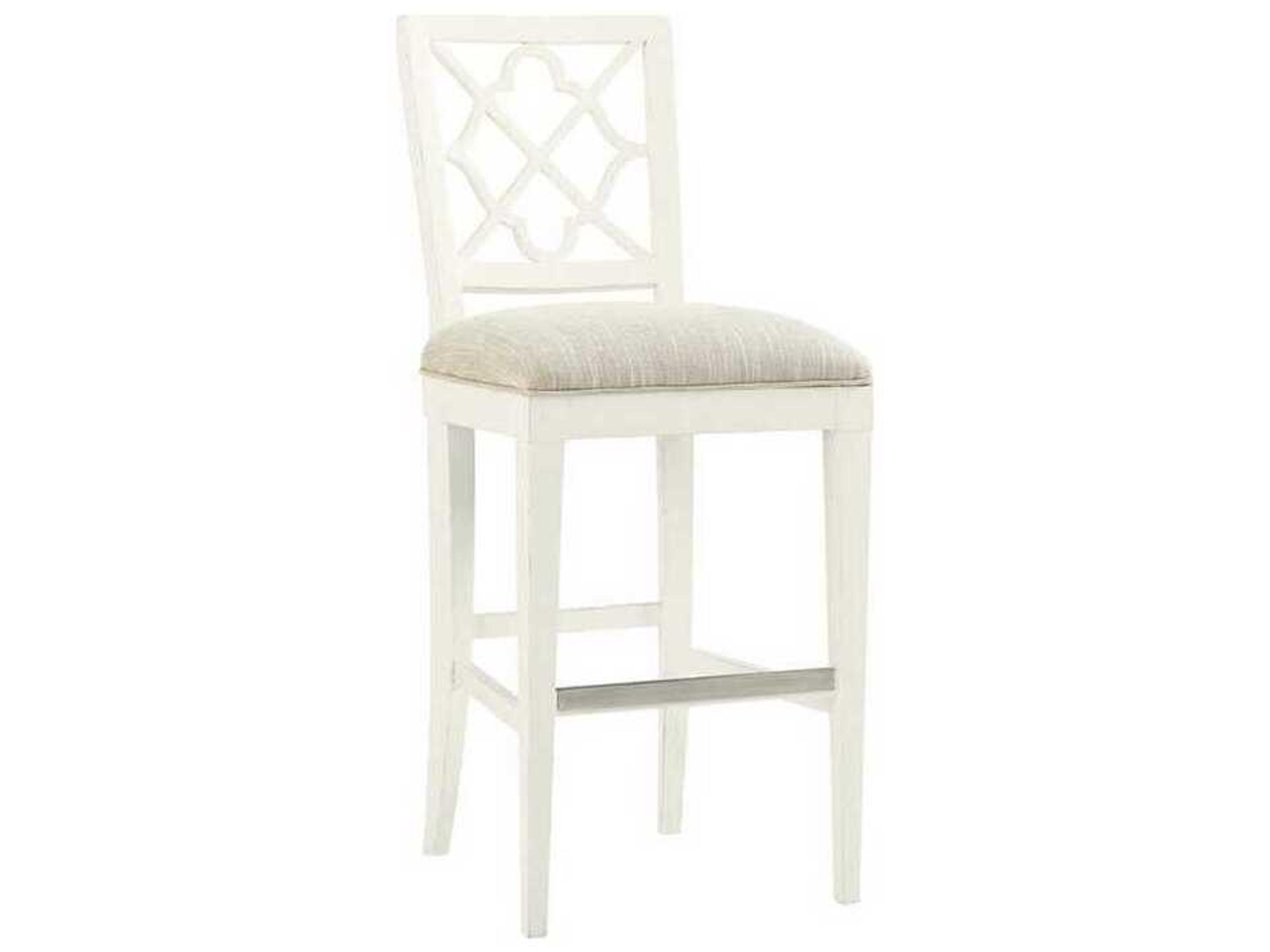 Ivory Key Upholstered Bar Stool