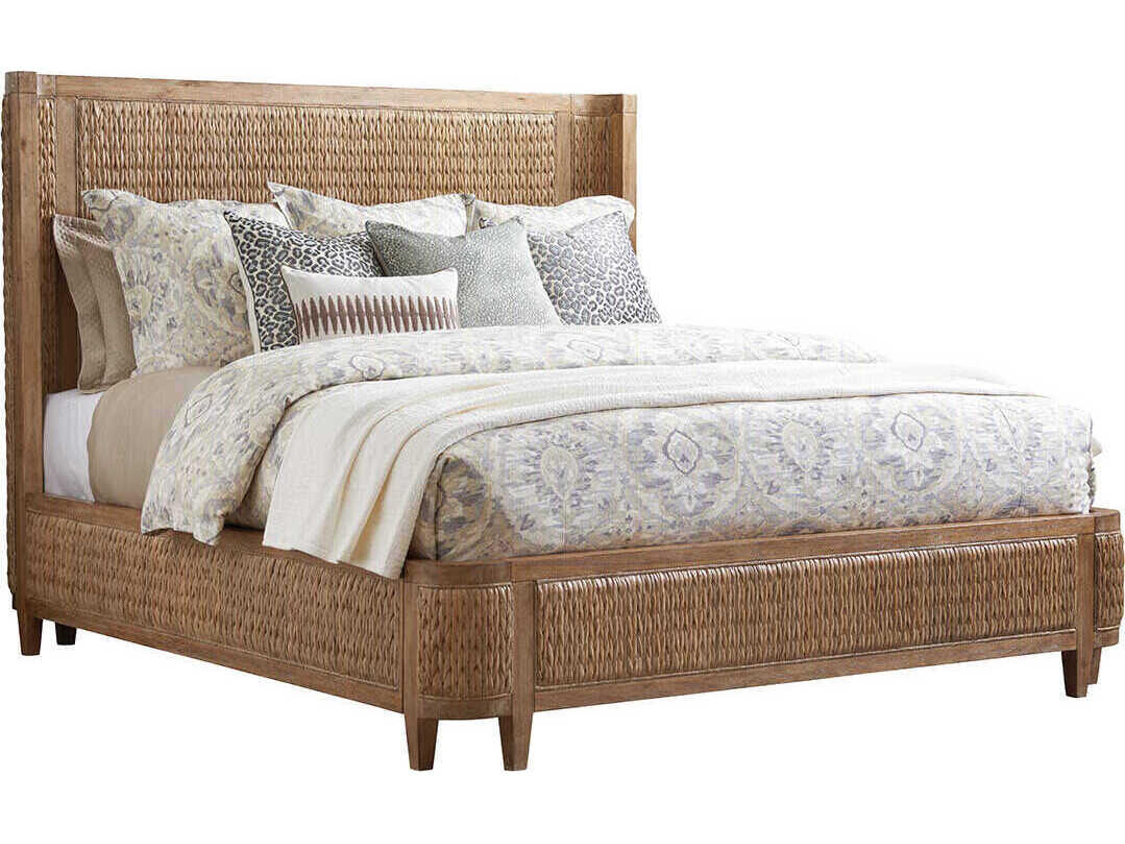 Tommy Bahama Los Altos Ivory Coast Woven California King Platform Bed