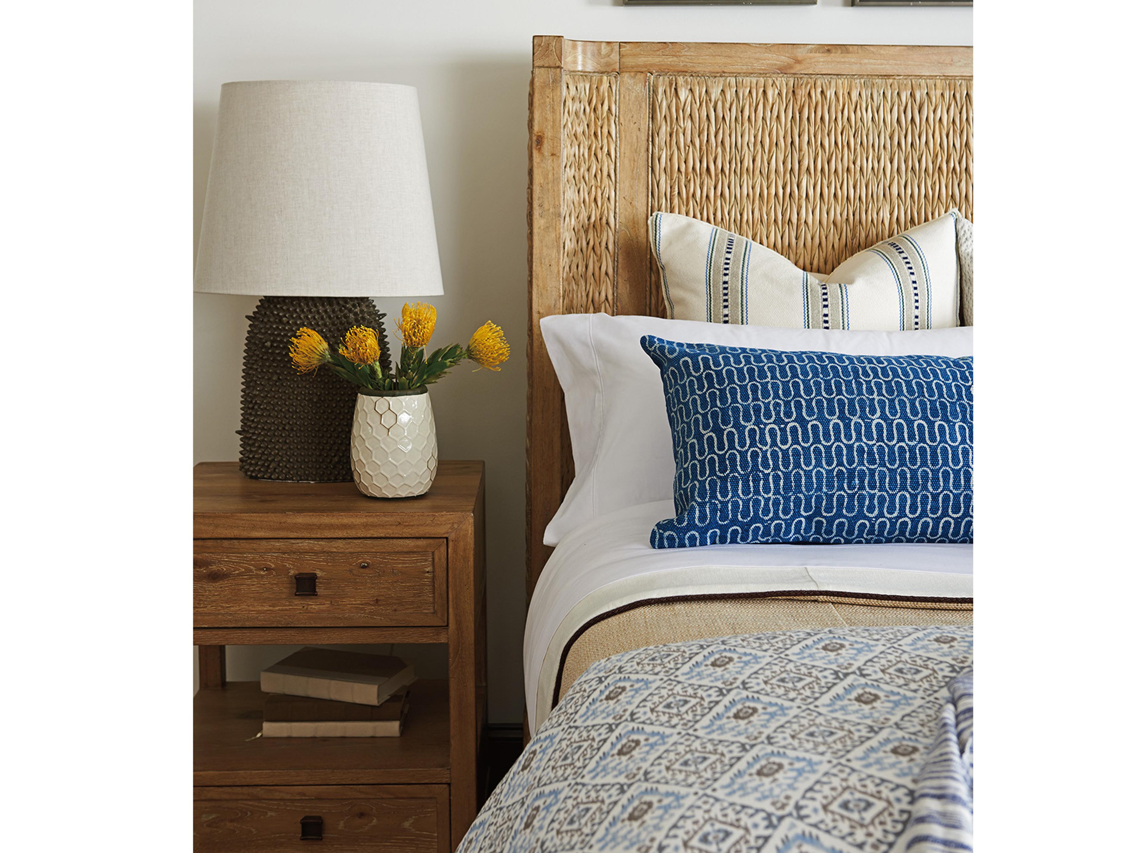 Tommy Bahama Los Altos Ivory Coast Woven California King Platform Bed