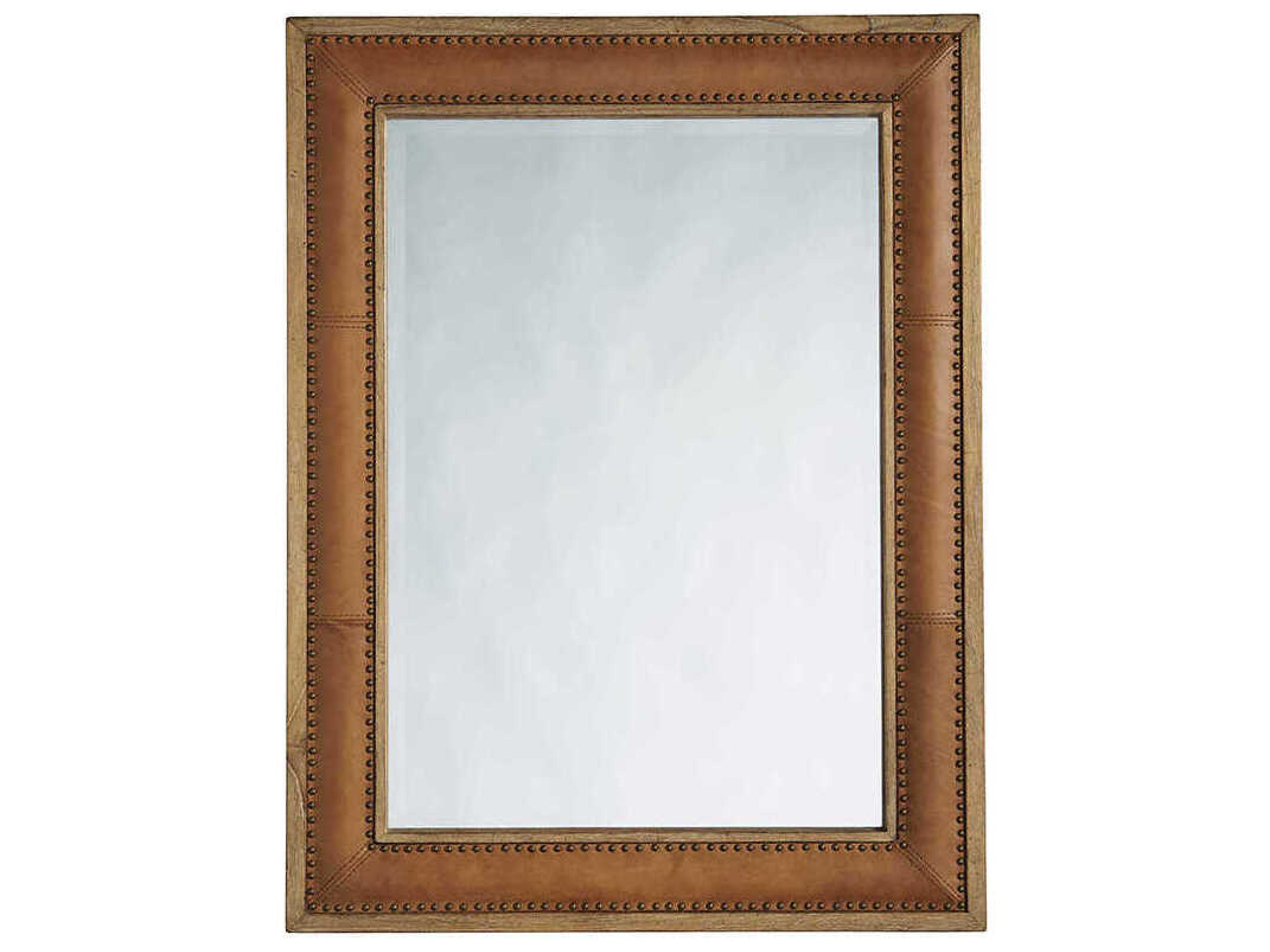 Los Altos Dominica Leather Rectangular Wall Mirror