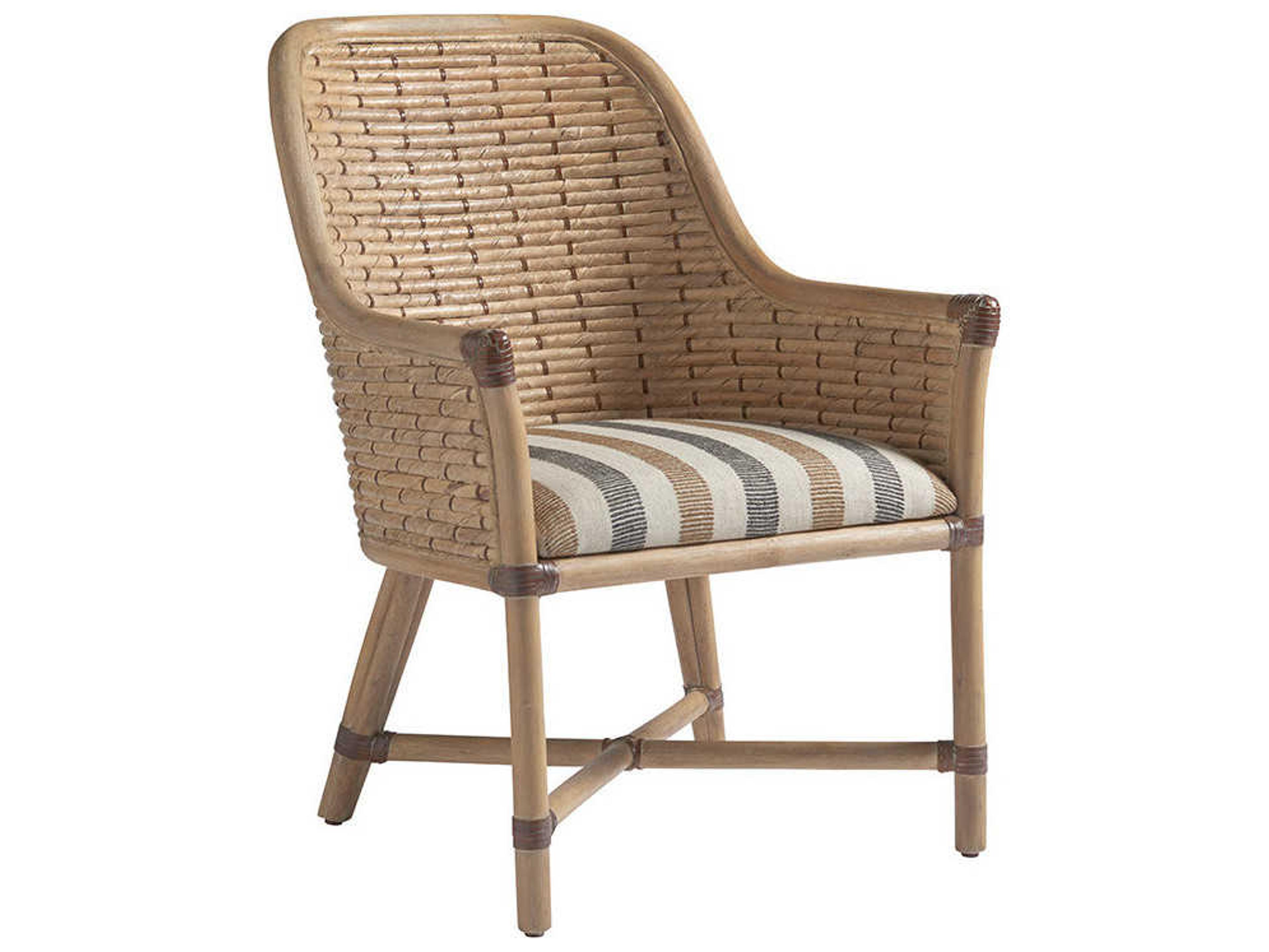Tommy Bahama Los Altos Fabric Arm Dining Chair