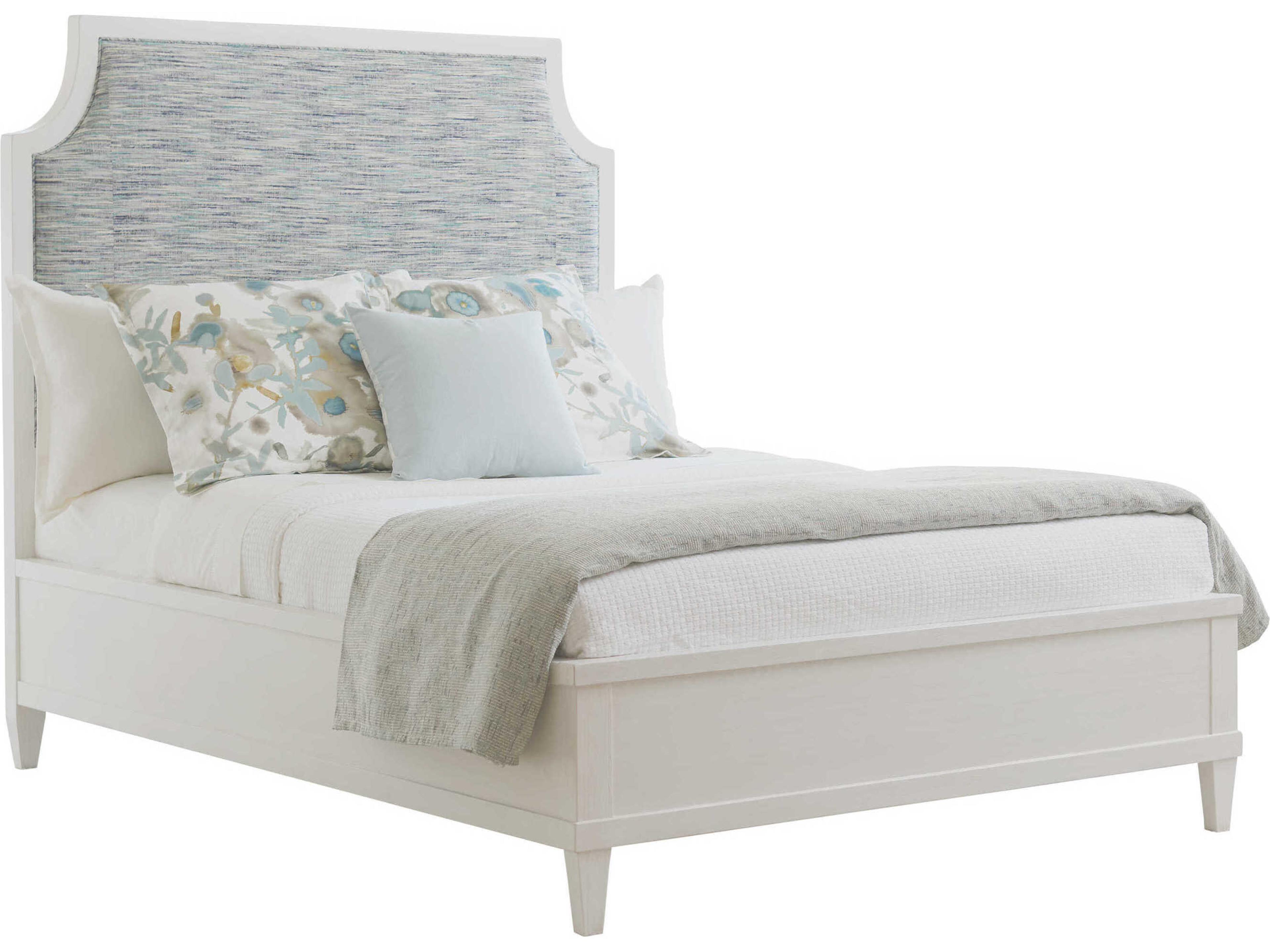 Ocean Breeze Belle Isle Upholstered California King Platform Bed