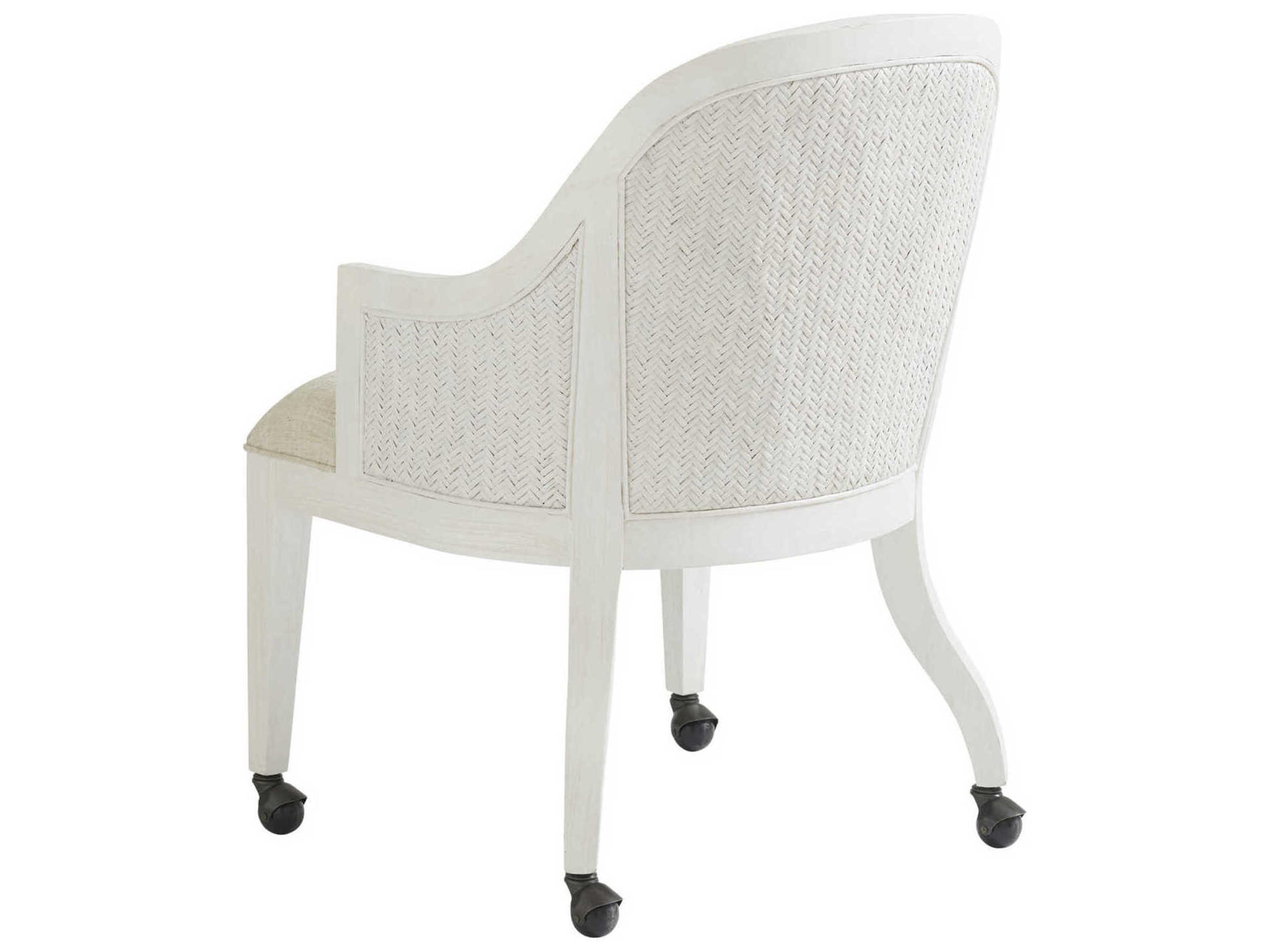 Tommy Bahama Ocean Breeze Bayview Dining Arm Chair With Casters