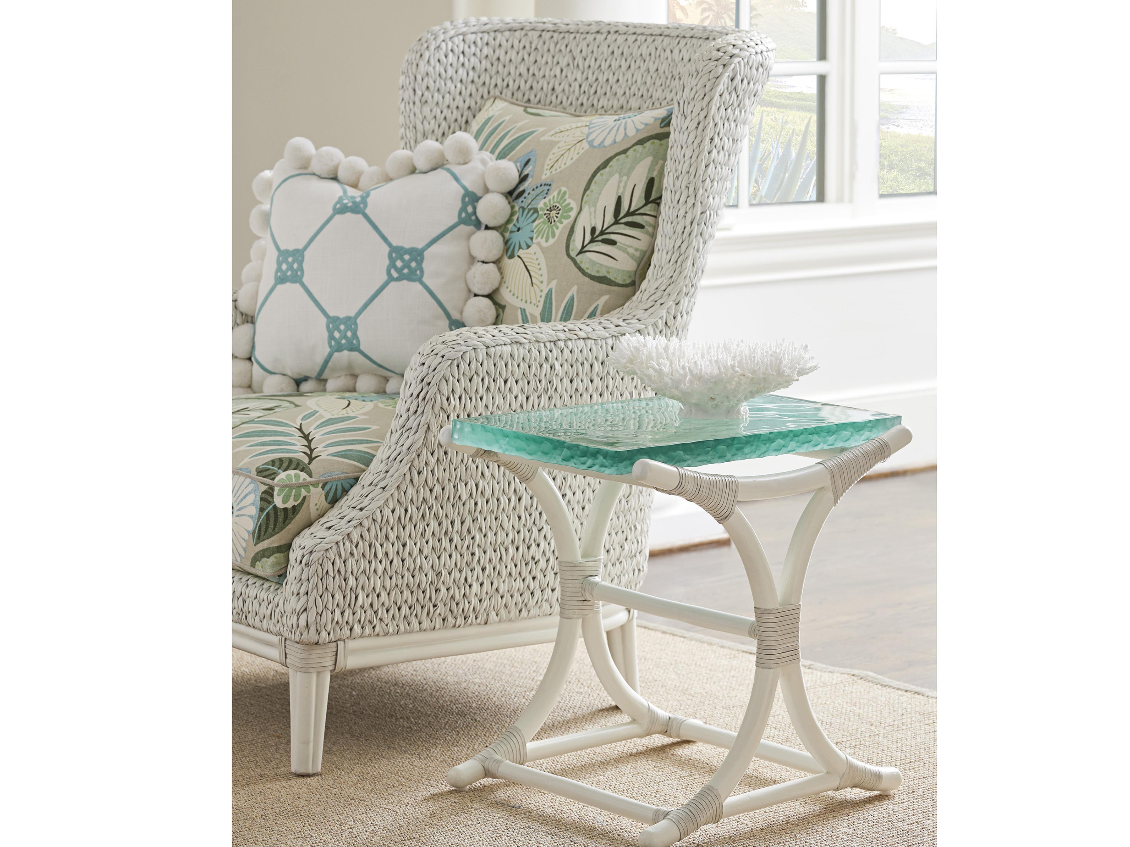 Tommy Bahama Ocean Breeze Dania Sea Glass End Table