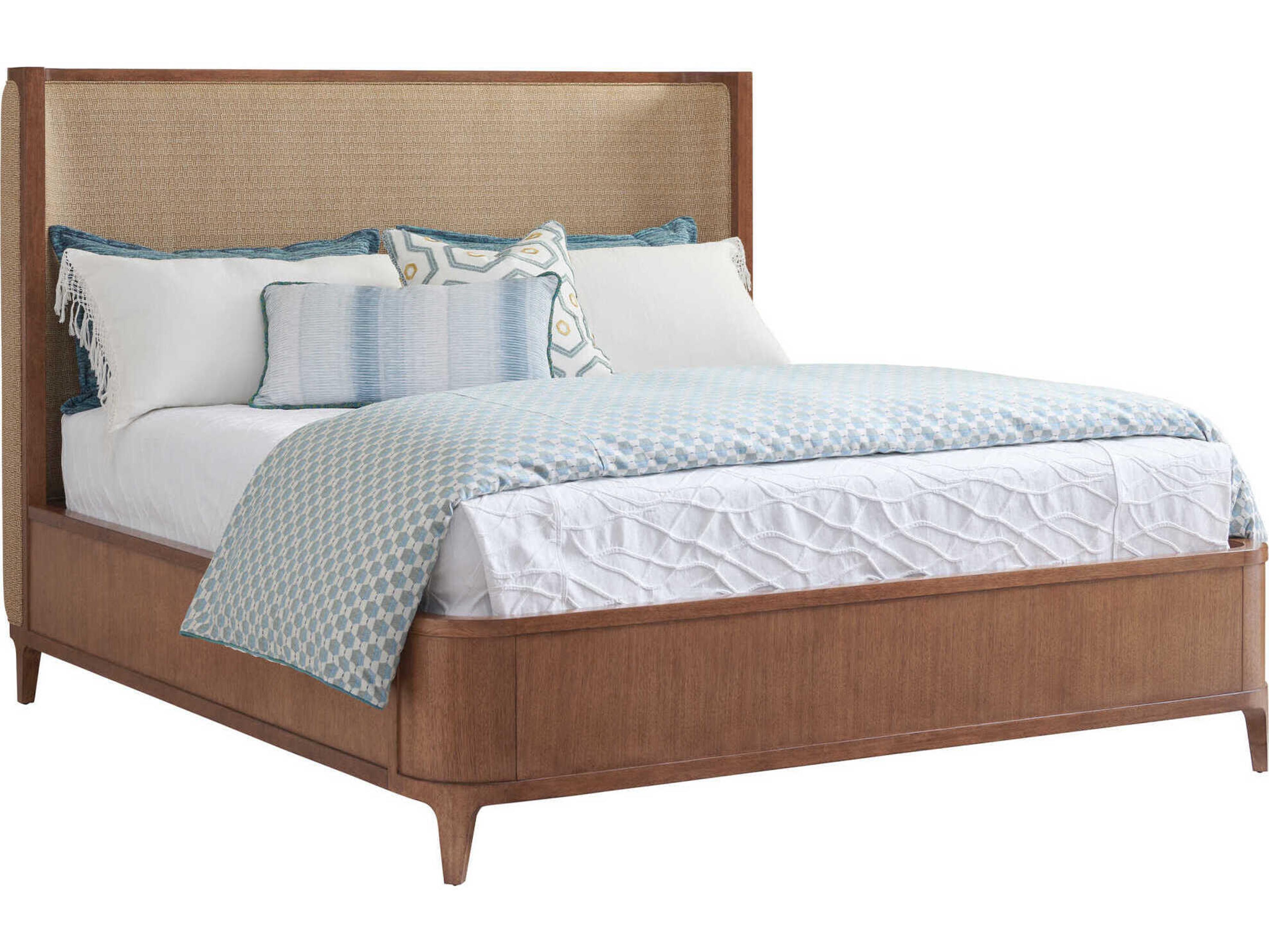 Palm Desert Villa Park Upholstered King Platform Bed