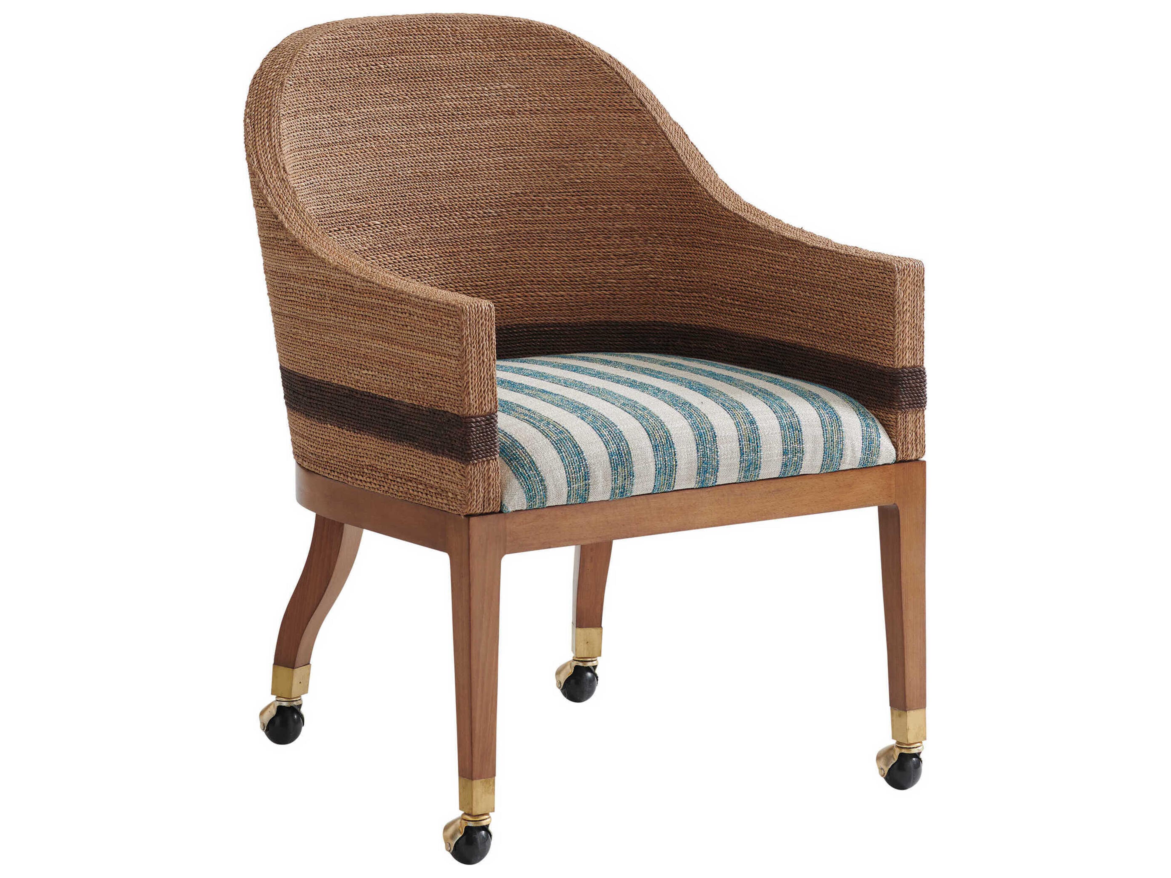Palm Desert Dorian Woven Dining Arm Chair