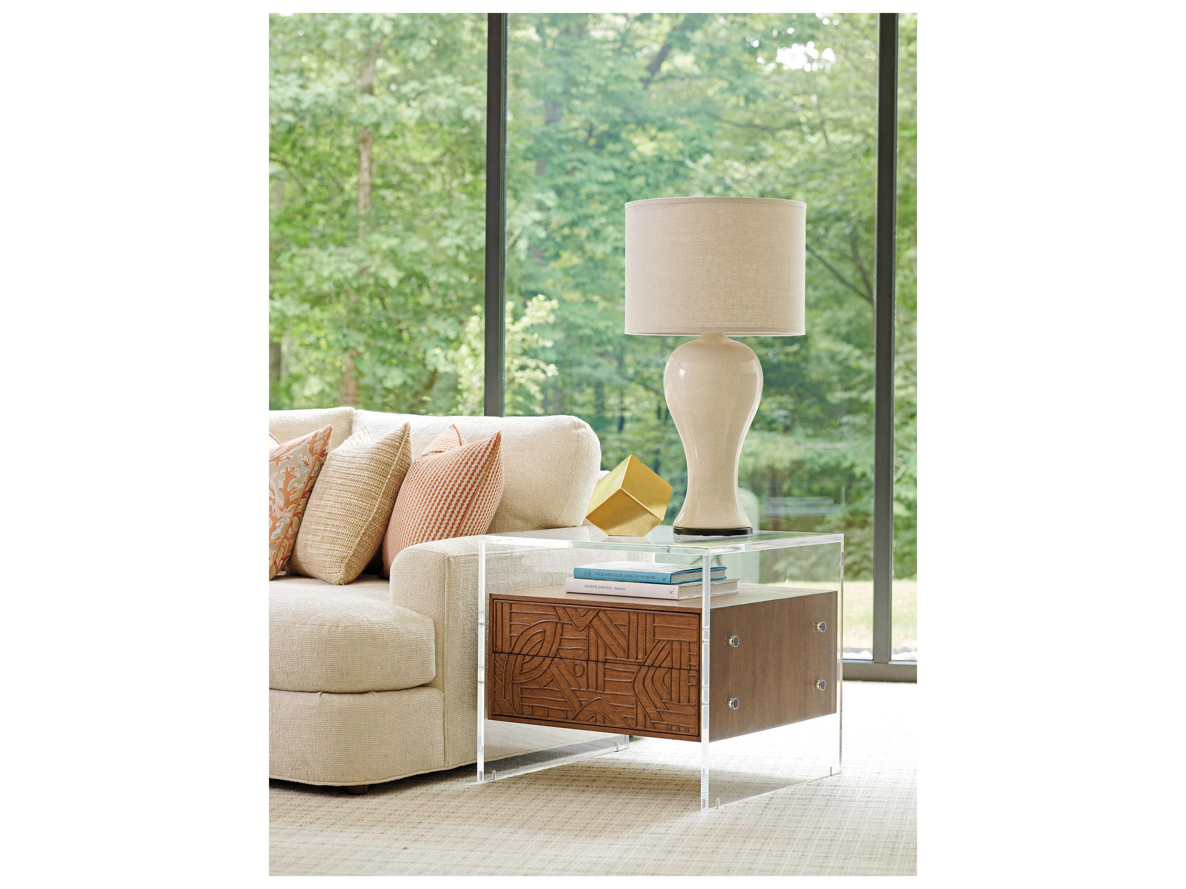 Tommy Bahama Palm Desert Arden Acrylic End Table