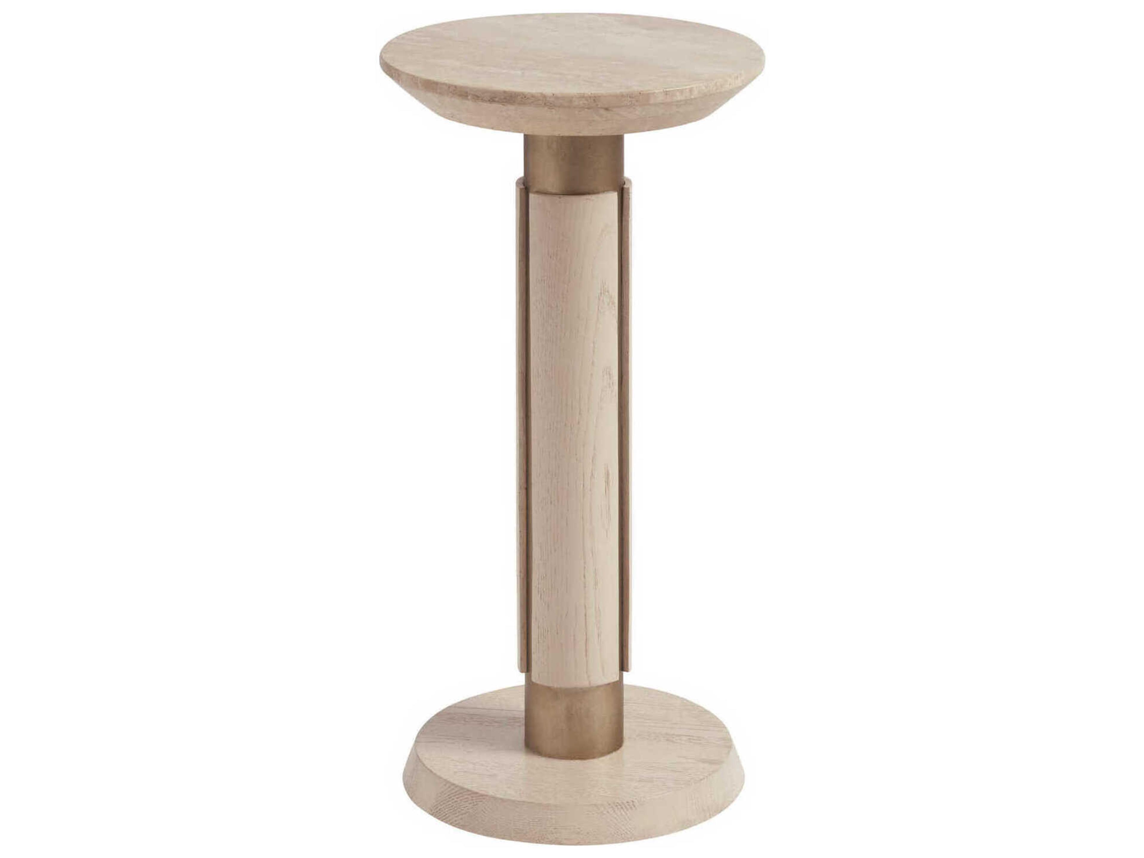 Sunset Key Carver Round End Table