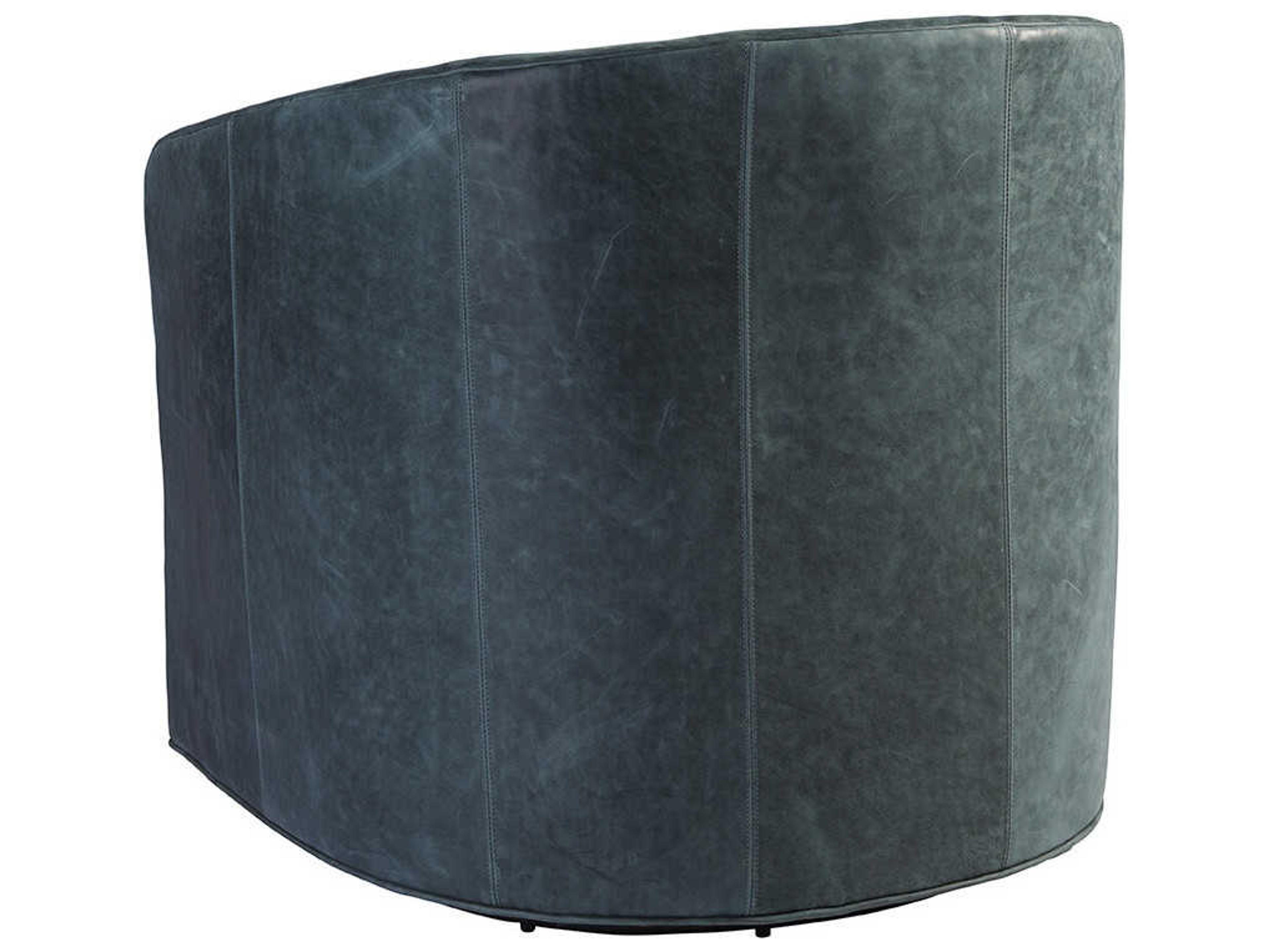 Tommy Bahama Los Altos Swivel Leather Accent Chair