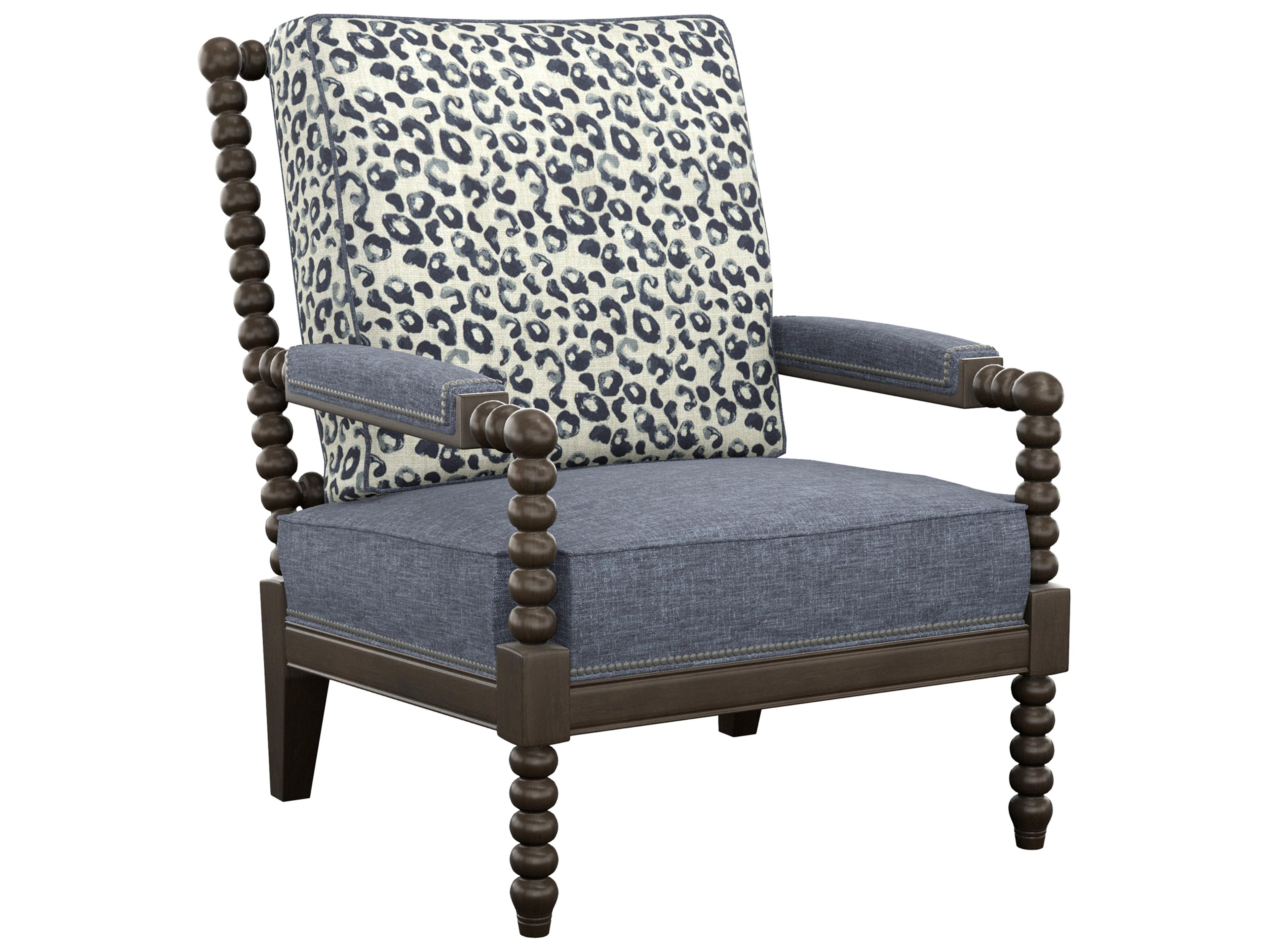Tommy Bahama Featured Upholstery Blue Accent Chair