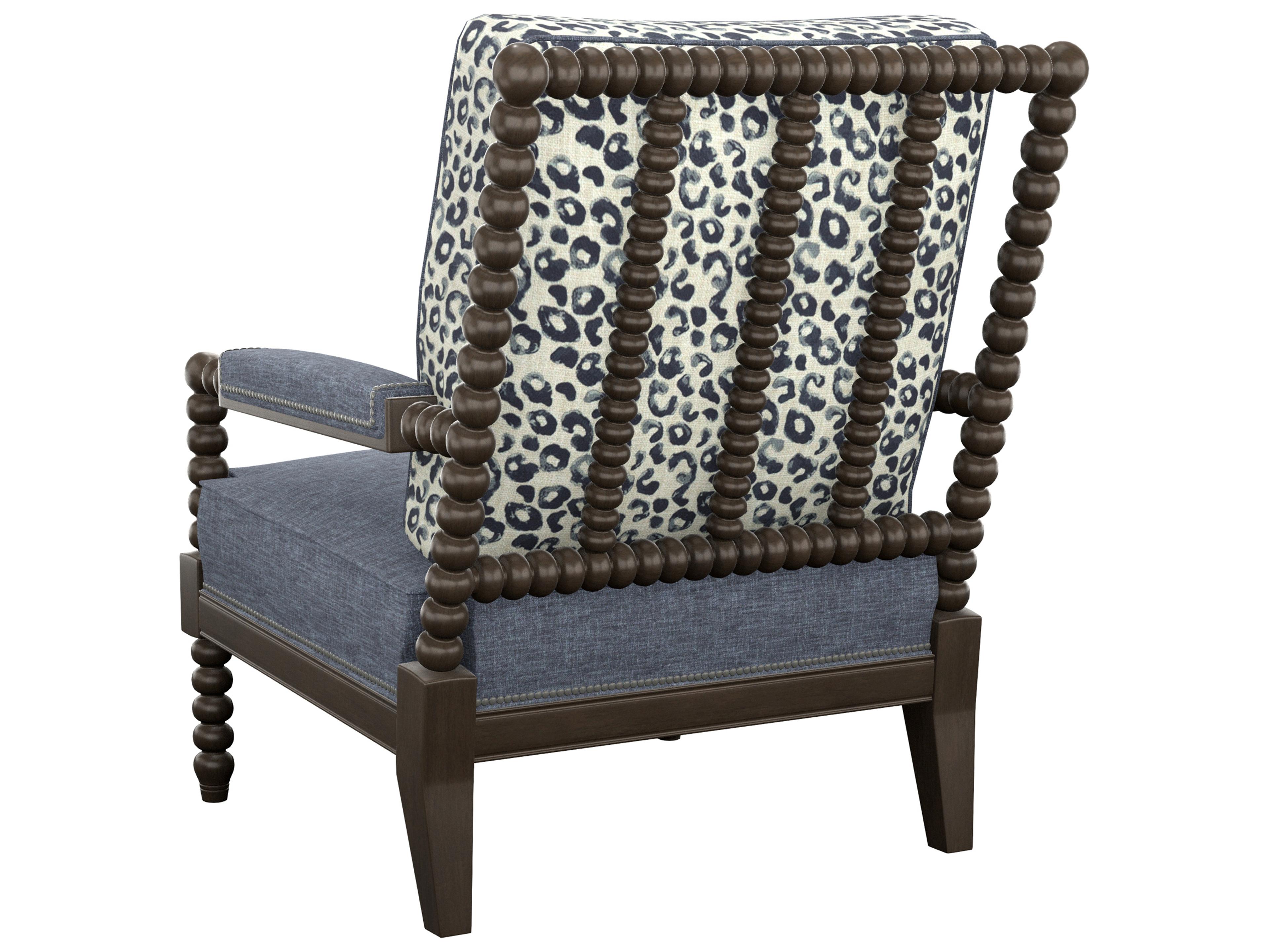 Tommy Bahama Featured Upholstery Blue Accent Chair