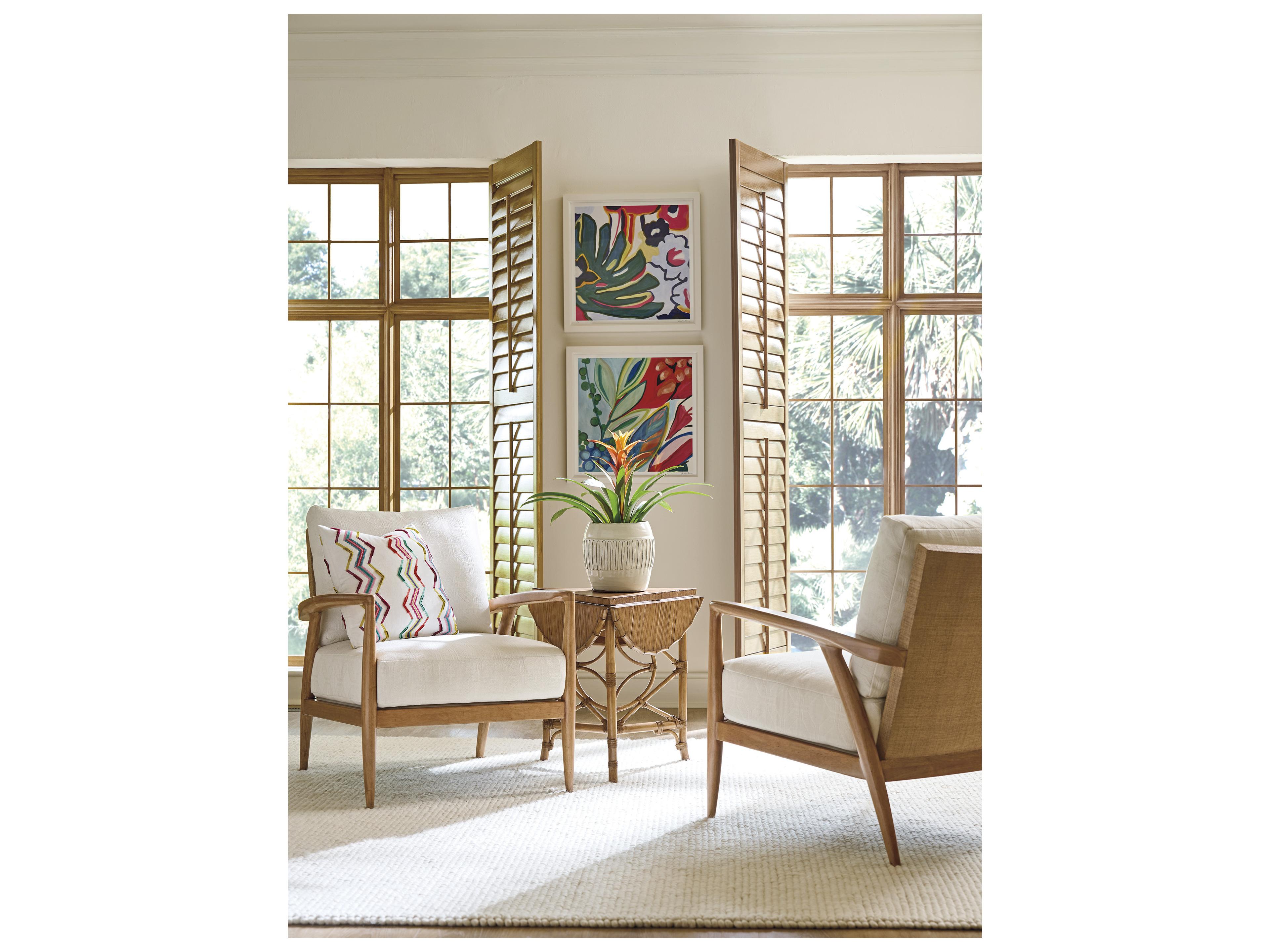 Tommy Bahama Key Biscayne Cream Accent Chair