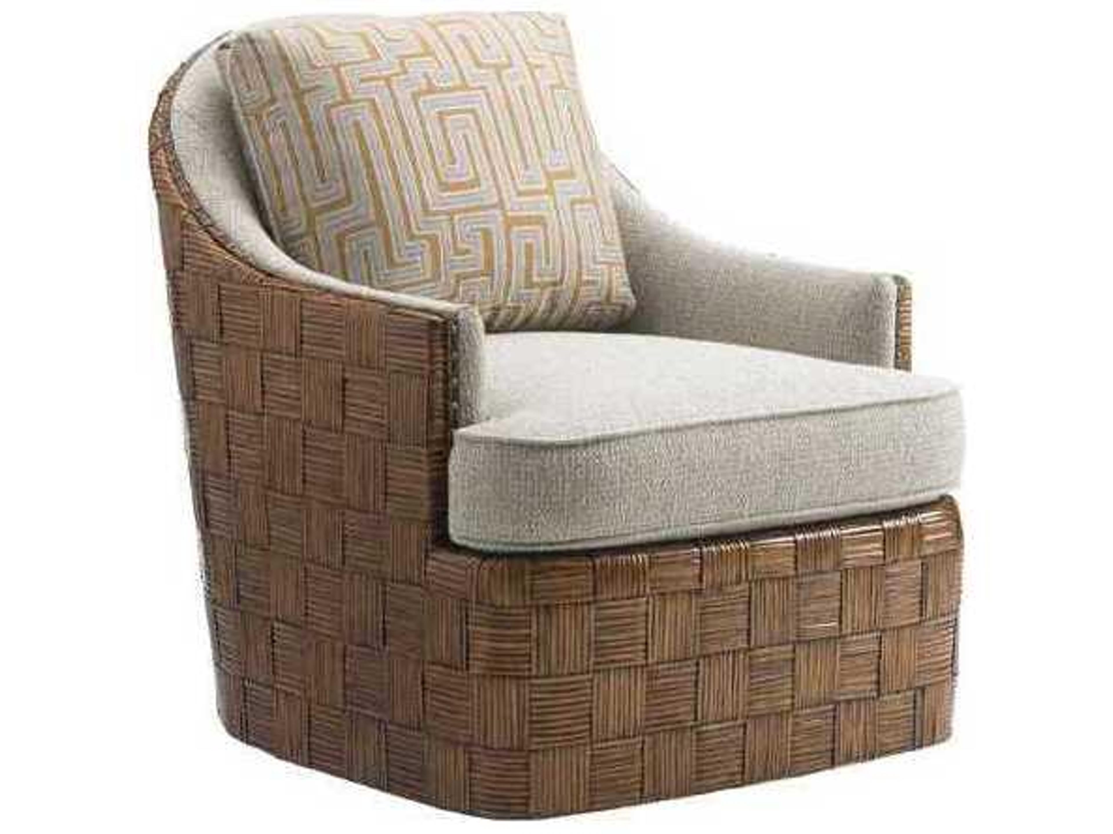 Island Fusion Loose Back Nagano Swivel Accent Chair