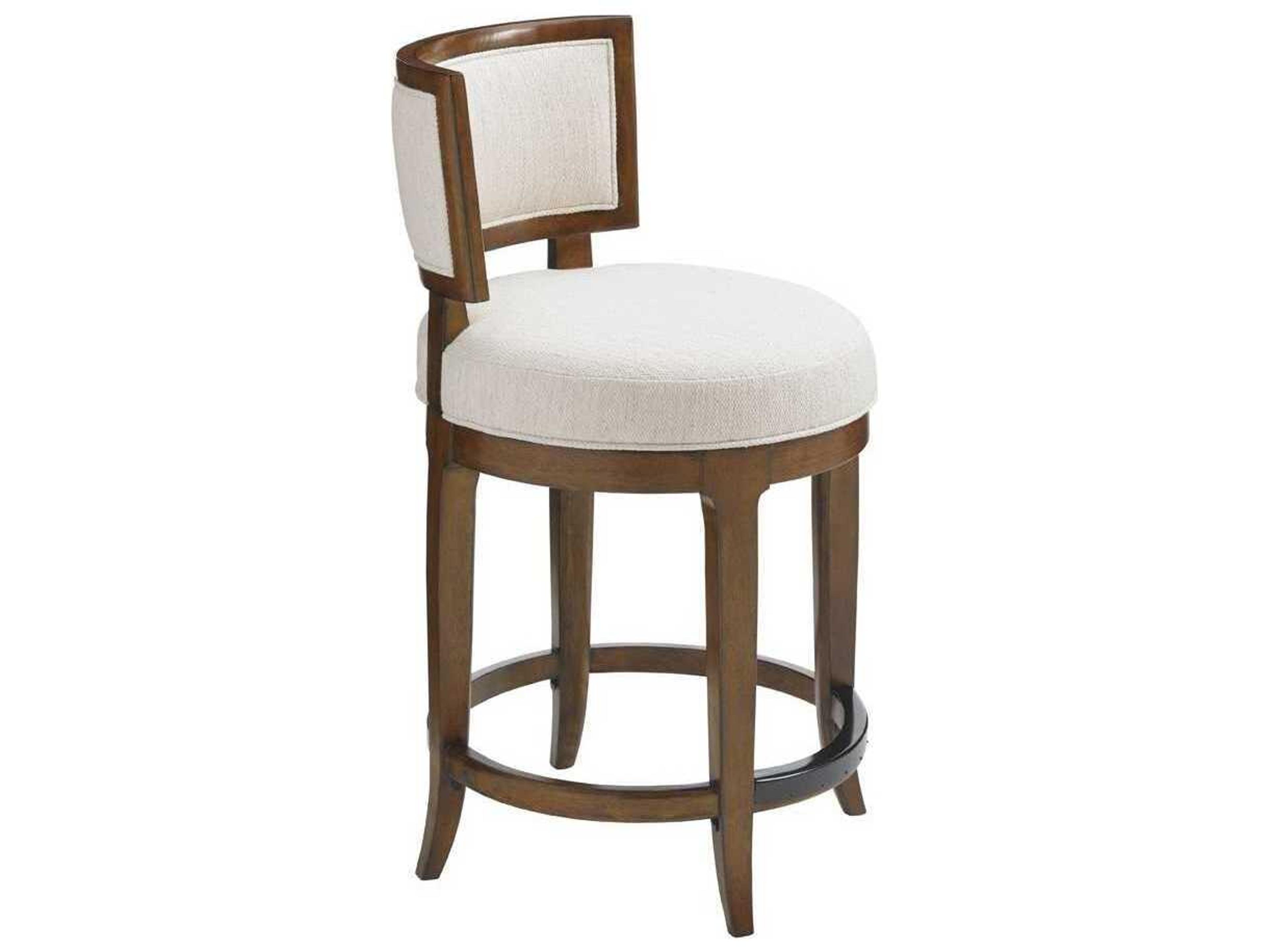 Island Fusion Sebana Upholstered Swivel Counter Stool