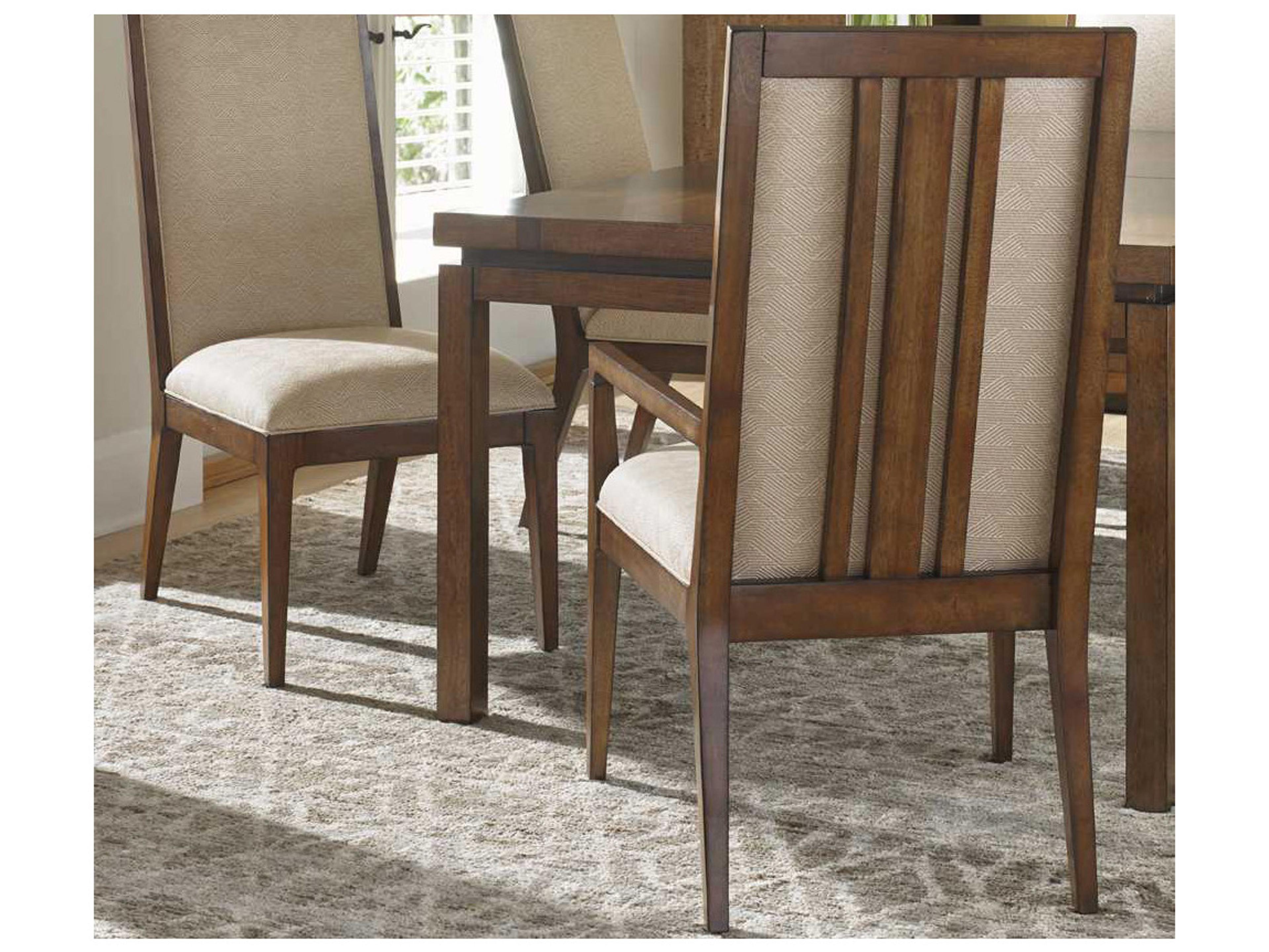 Tommy Bahama Island Fusion Natori Slat Back Dining Arm Chair